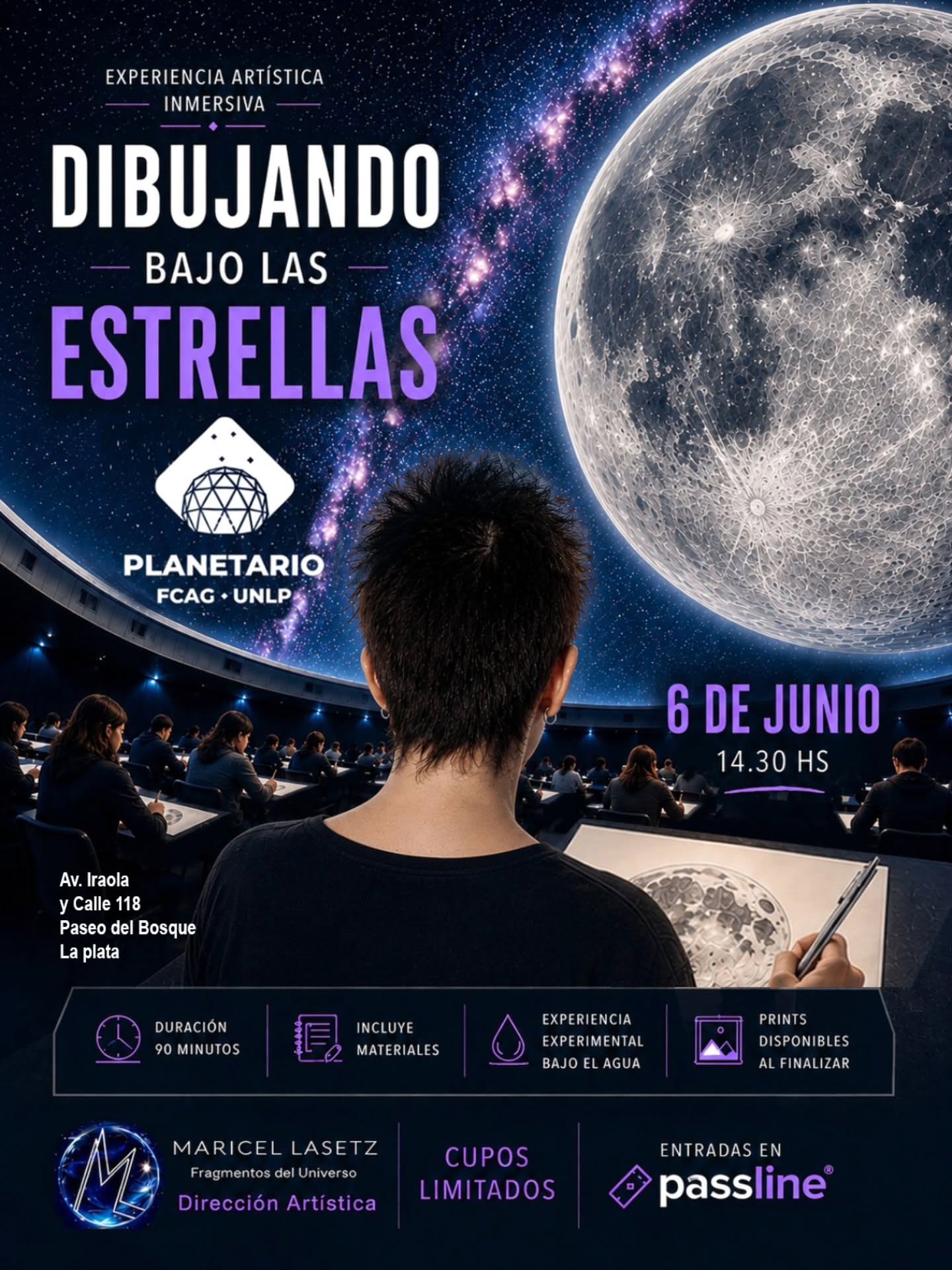 Dibujando bajo las estrellas