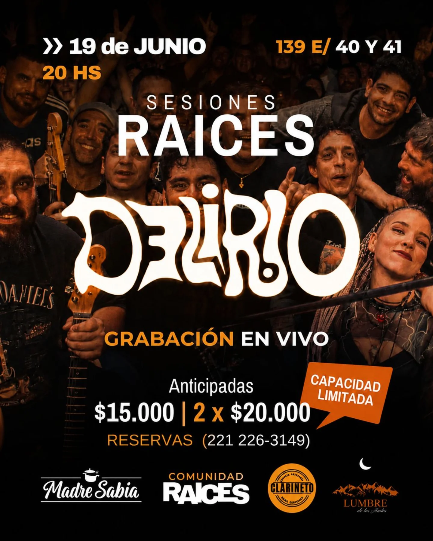 Delirio - Vení a ser parte de la grabación