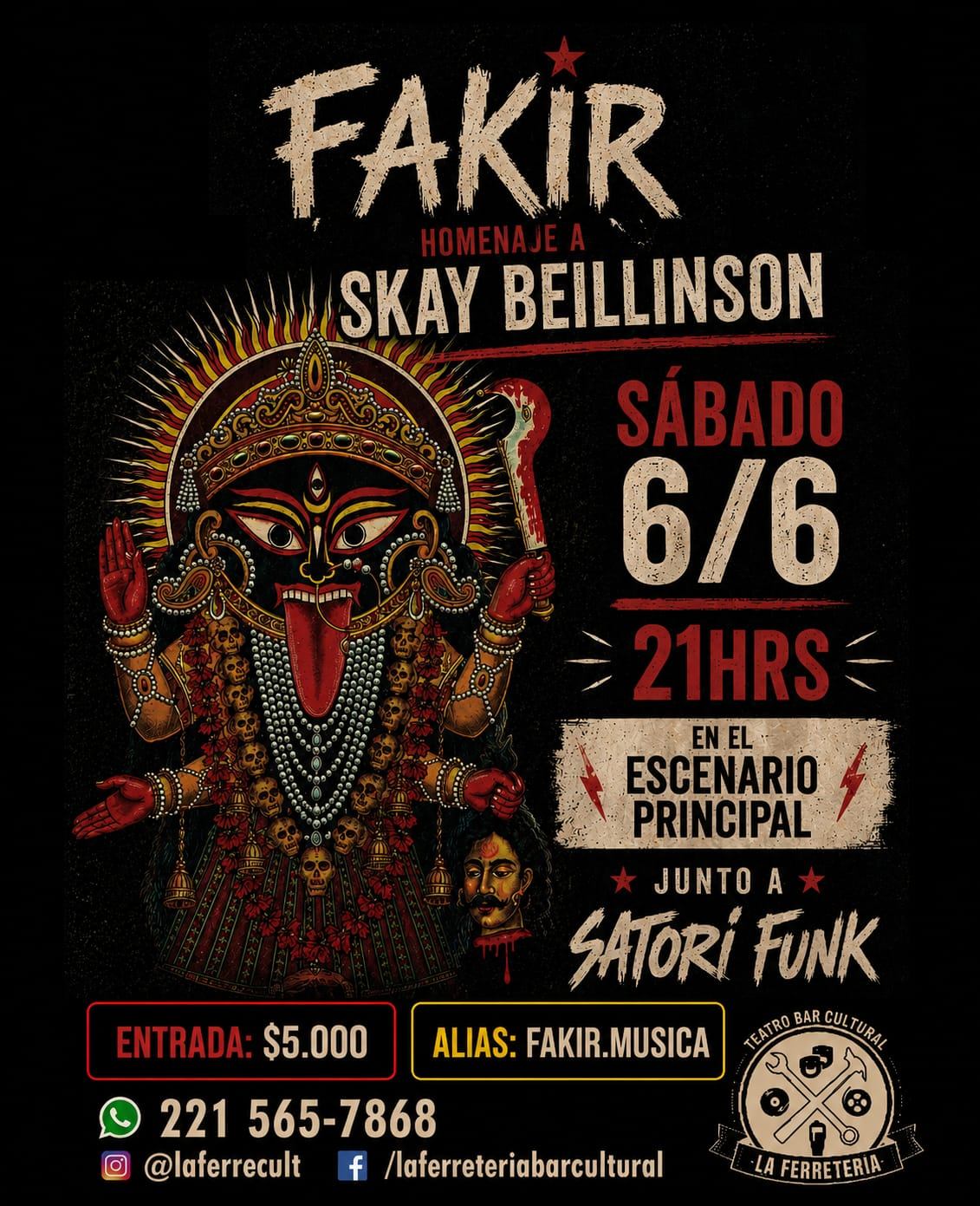 Fakir tributo a Skay Beilinson