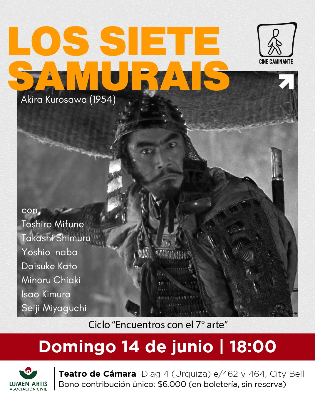 Los siete samuráis (1954), Akira Kurosawa