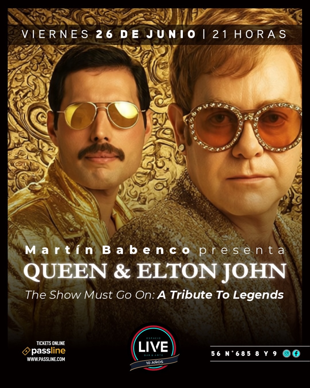 Lo mejor de Queen y Elton John, por Martin Babenco 