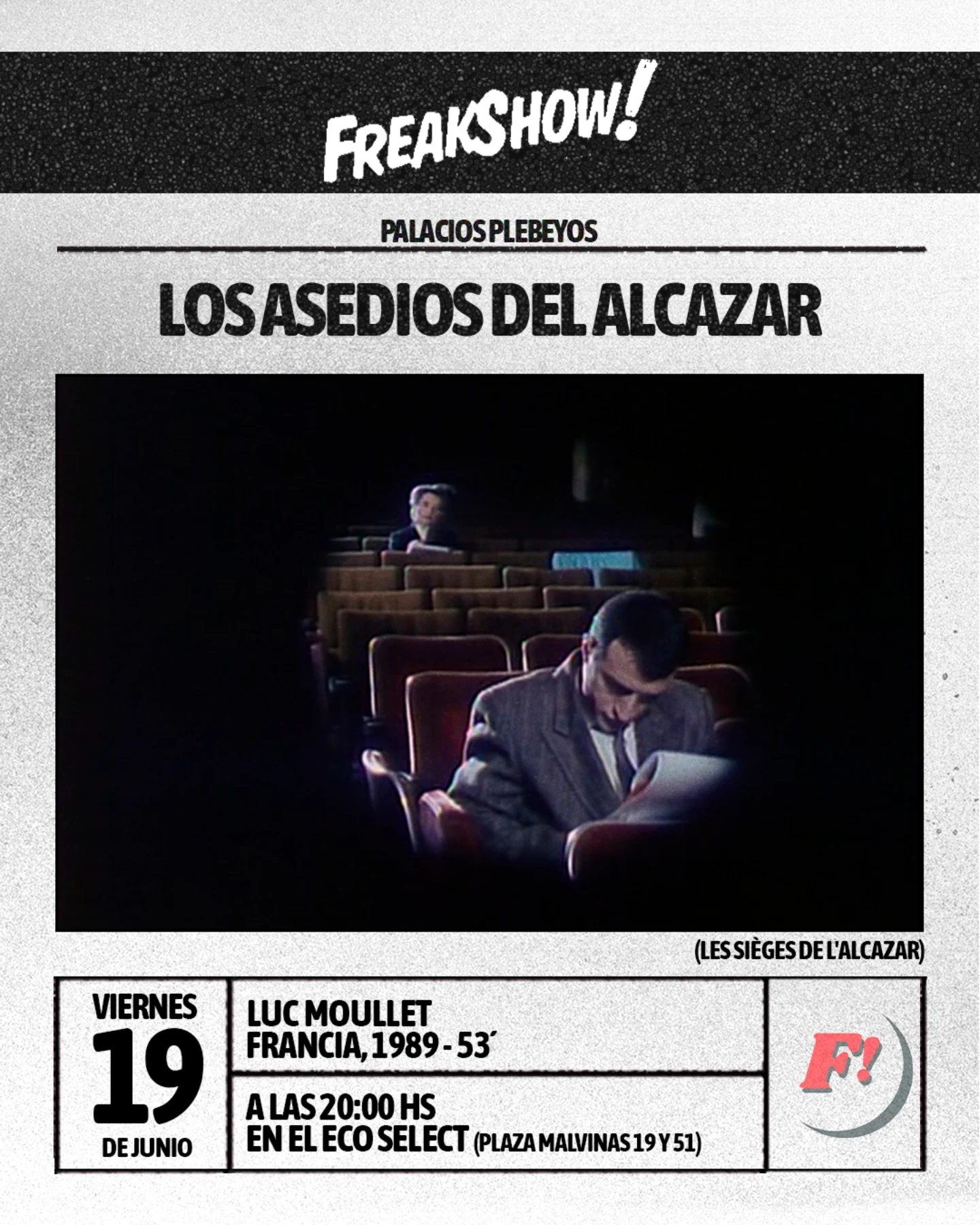 Los asedios del Alcazar - Dir. Luc Moullet - 1989