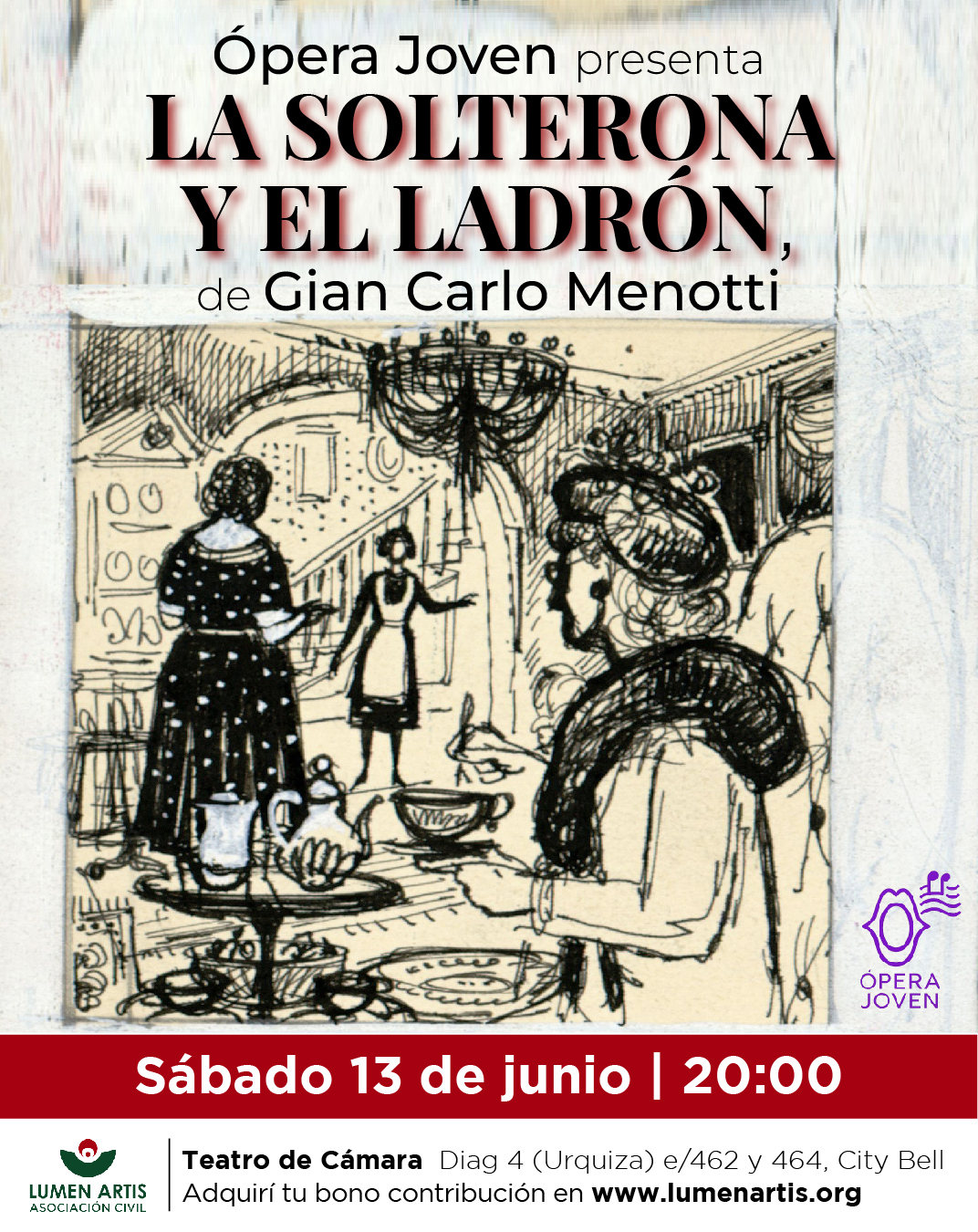 La solterona y el ladrón (de Gian Carlo Menotti)