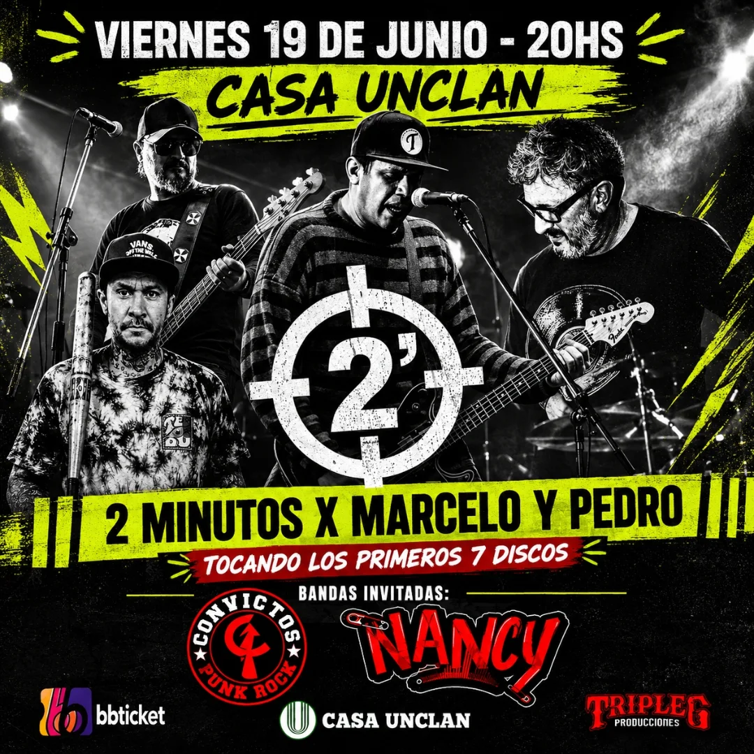 2 minutos por Marcelo y Pedro 