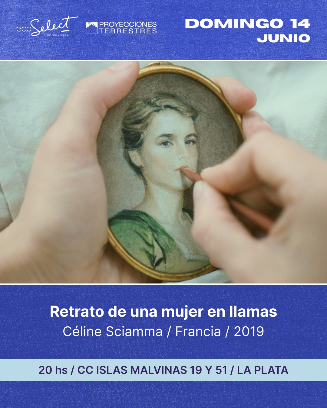 Retrato de una mujer en llamas