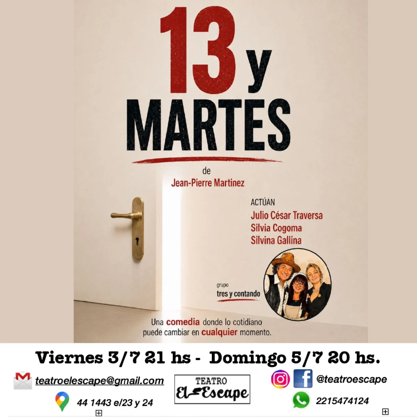 13 y Martes