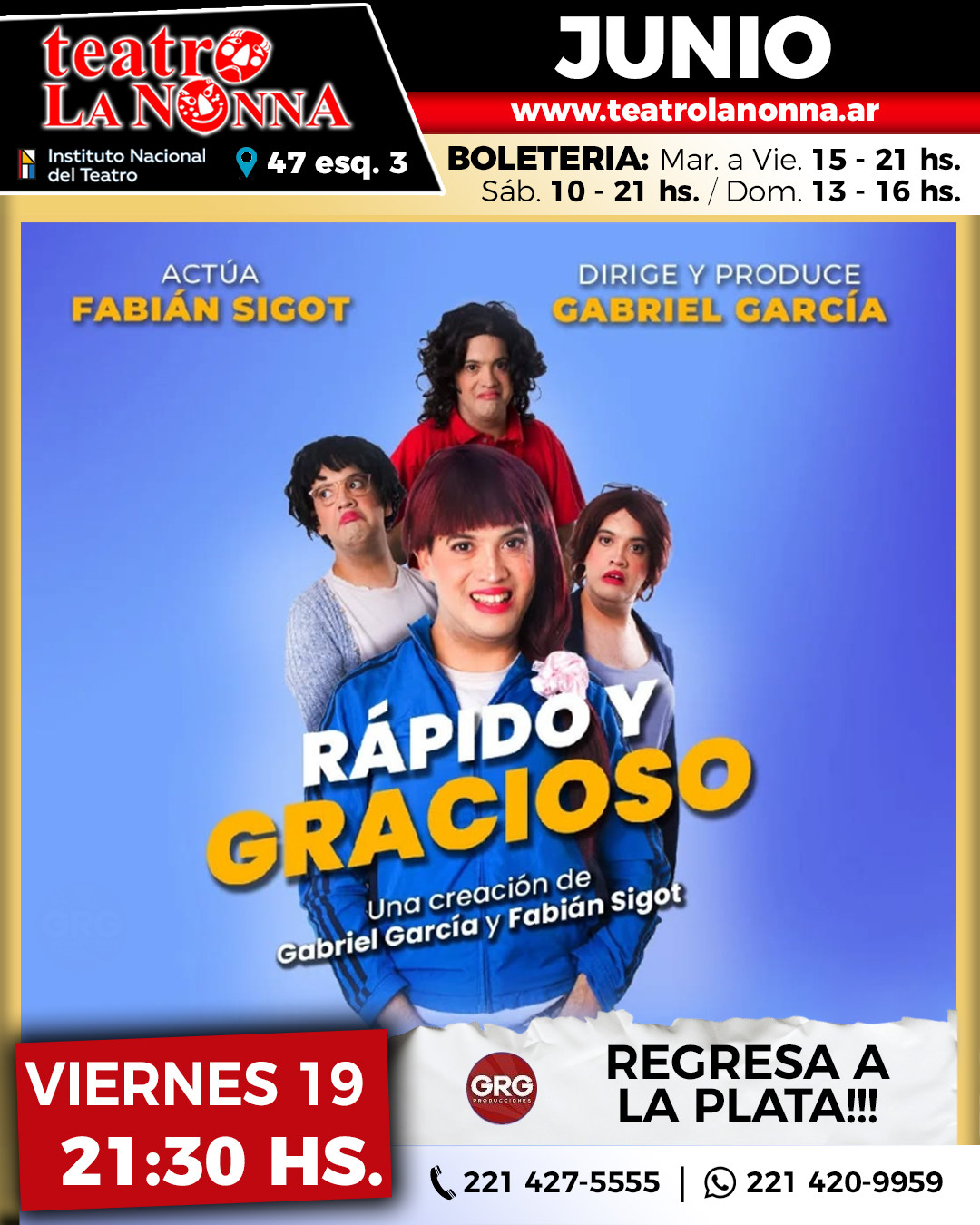 Rápido y gracioso