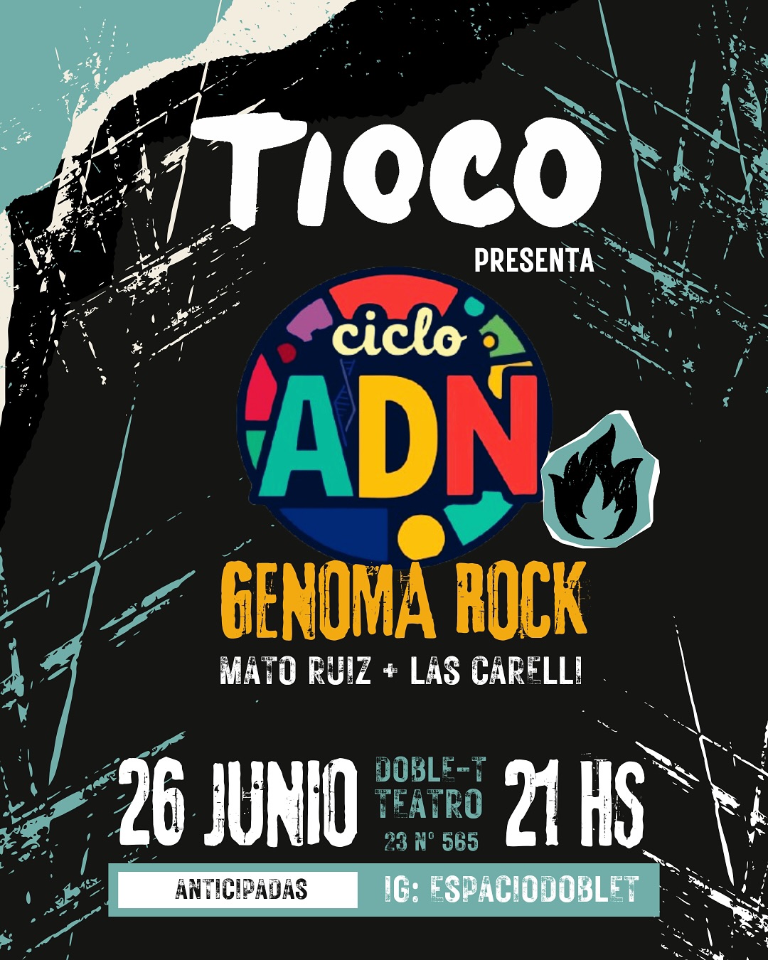Ciclo ADN - Las Carelli * Leti y Celi Carelli + Mato Ruiz