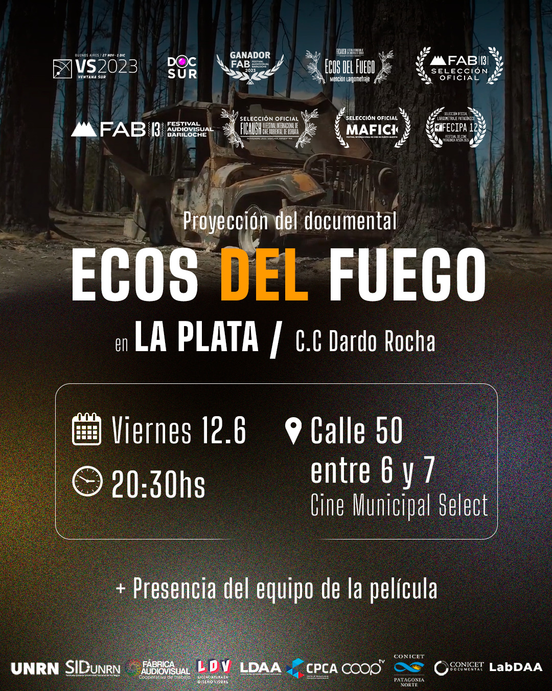 Ecos del Fuego - Con presencia de los realizadores