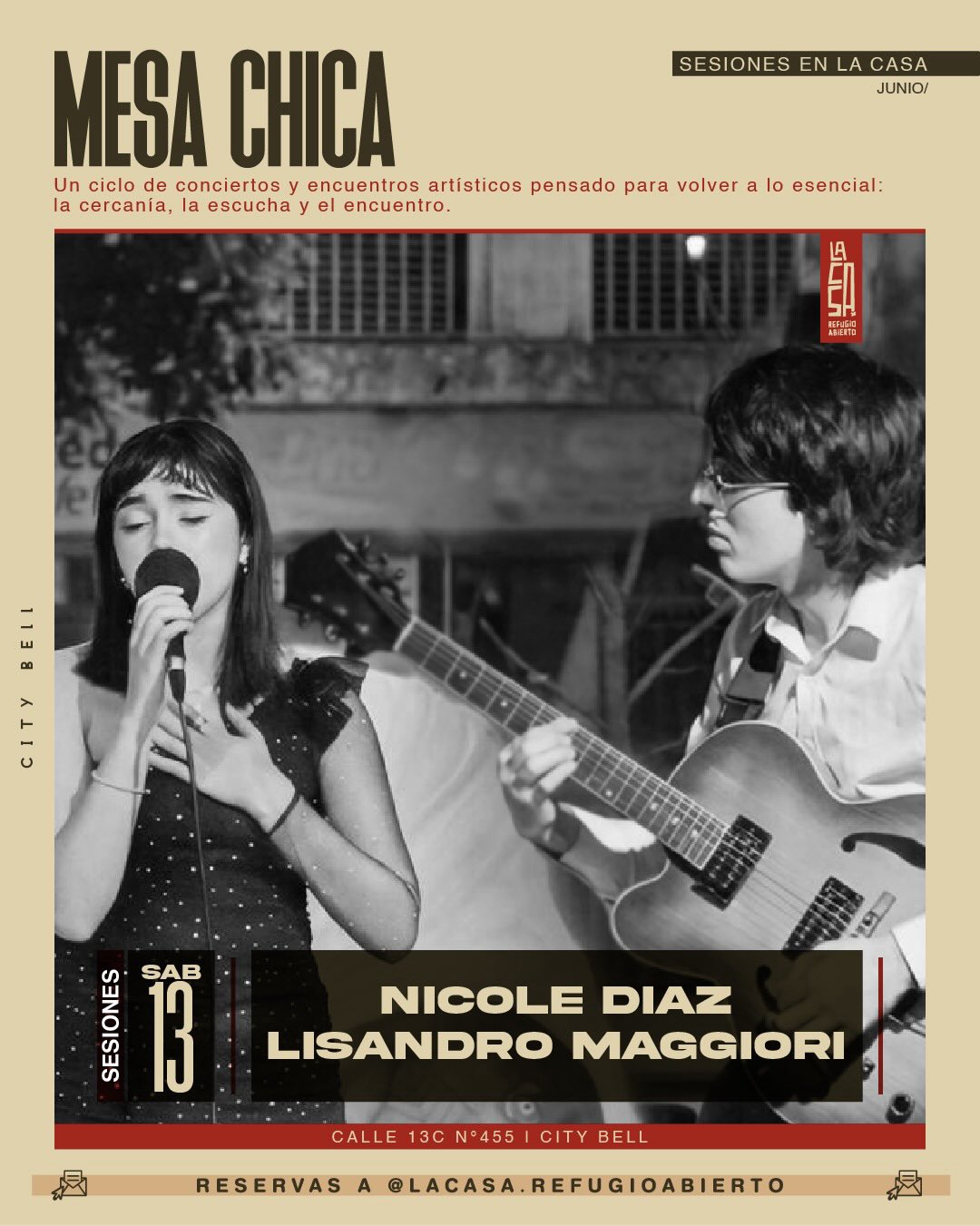 Mesa chica - sesiones en la casa