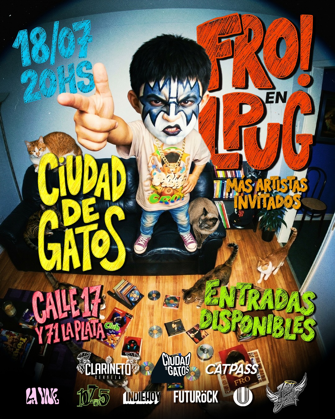 Fro! vuelve a La Plata de la mano de Lpug
