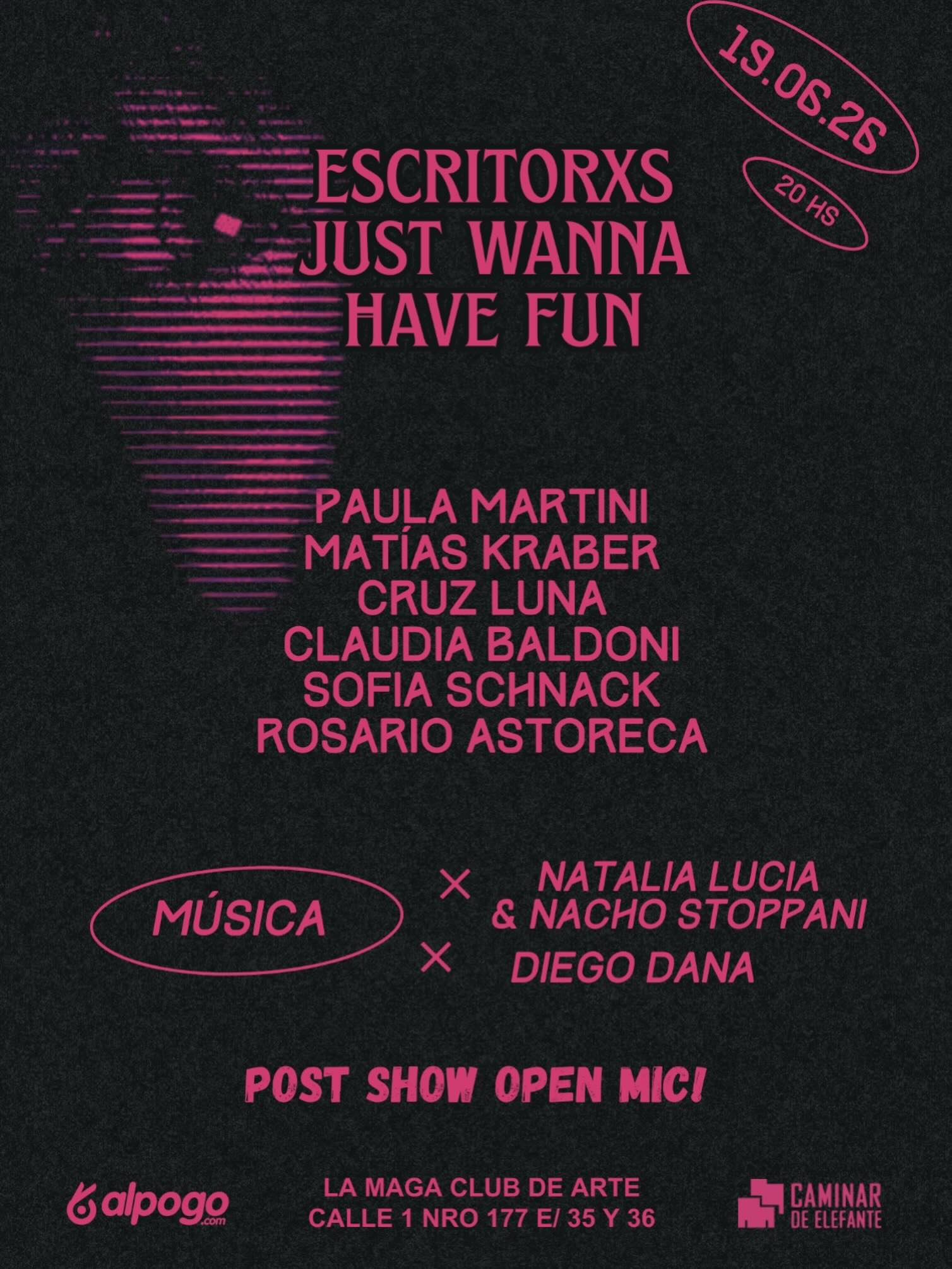 Esctritorxs just wanna have fun