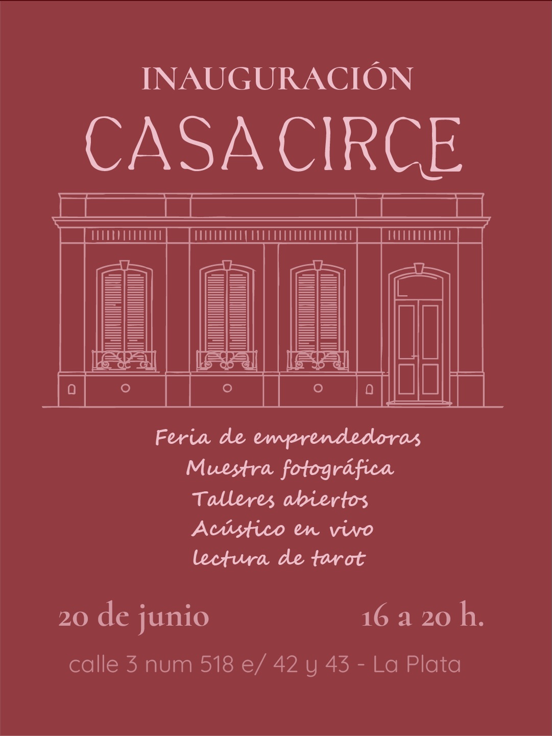 Inauguración Casa Circe - Feria - Muestra fotográfica - Lectura Tarot