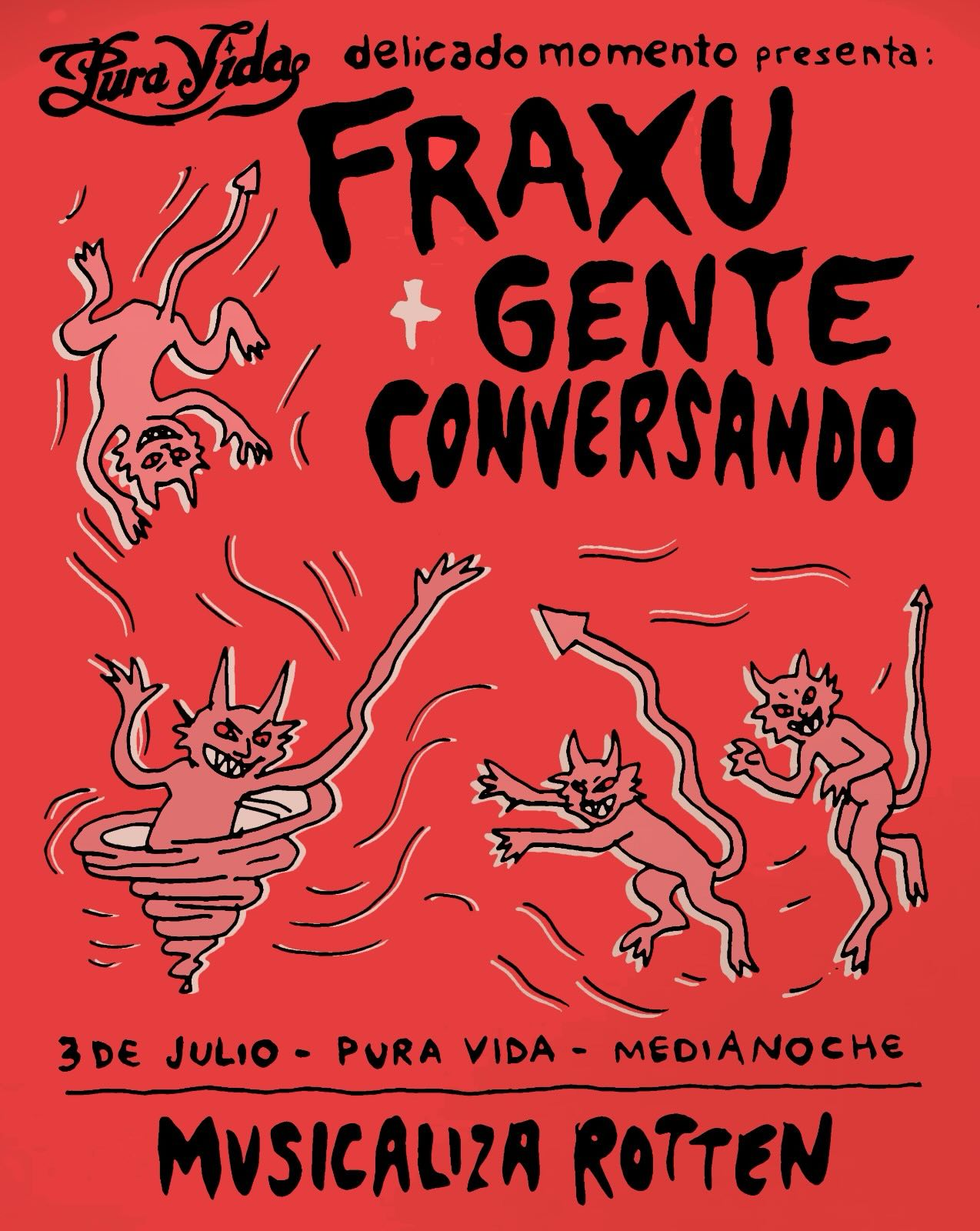 Fraxu + Gente conversando