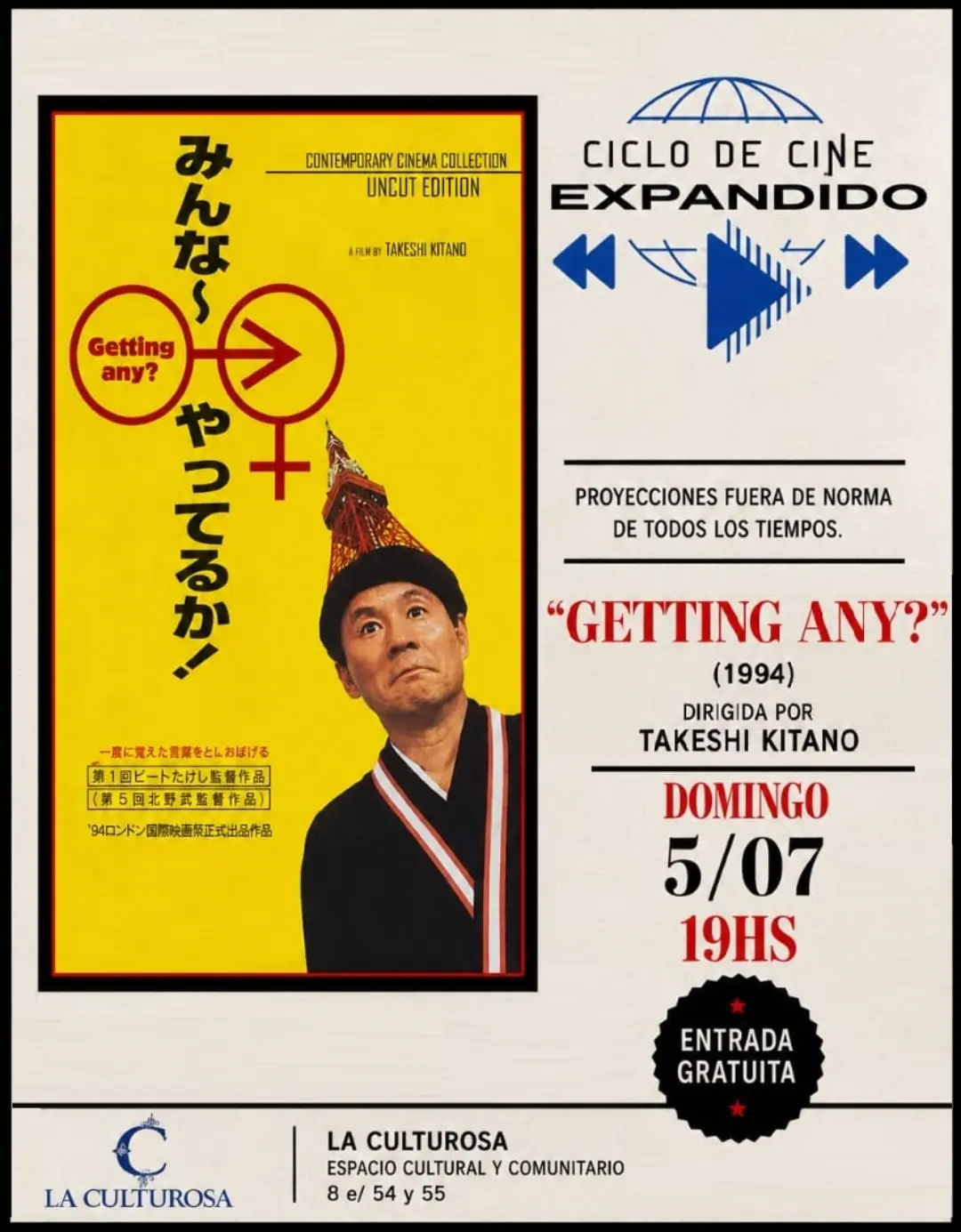 Getting Any? (1994) Dirección: Takeshi Kitano