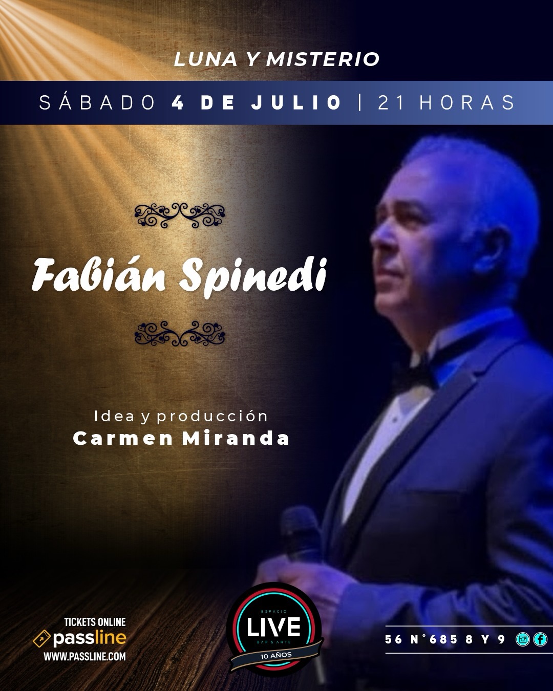 Fabian Spinedi - Luna y Misterio, un musical de Tango [AGOTADO]