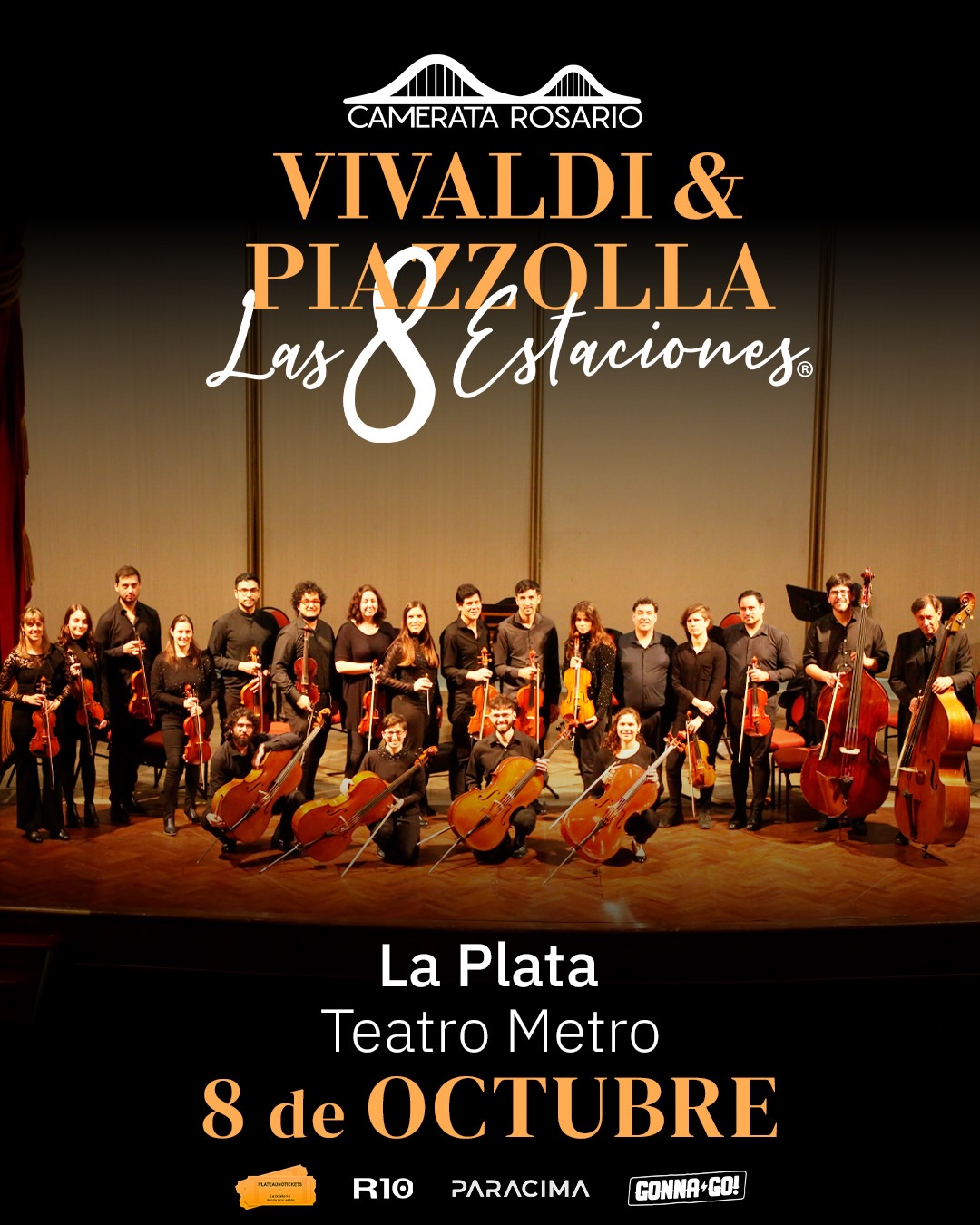 Camerata Rosario presenta "las 8 estaciones" - Vivaldi y Piazzolla