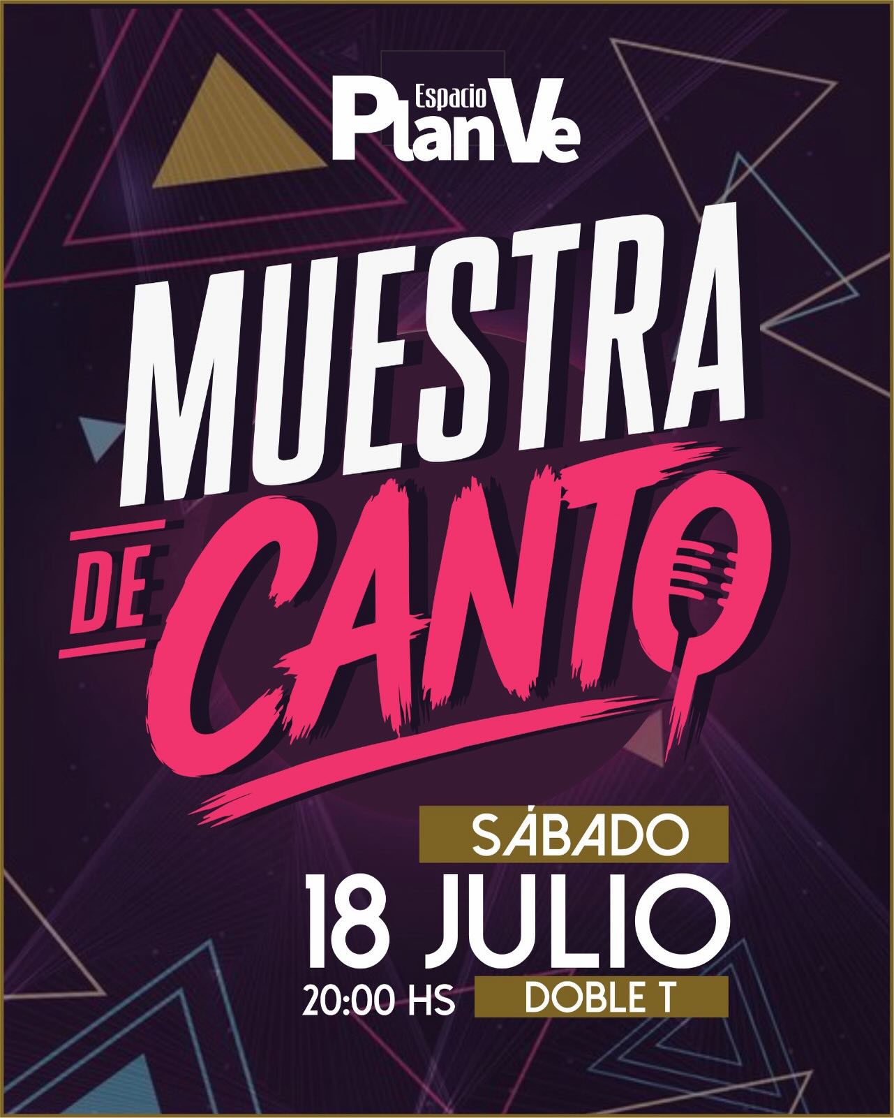 Muestra de canto de Espacio Planve