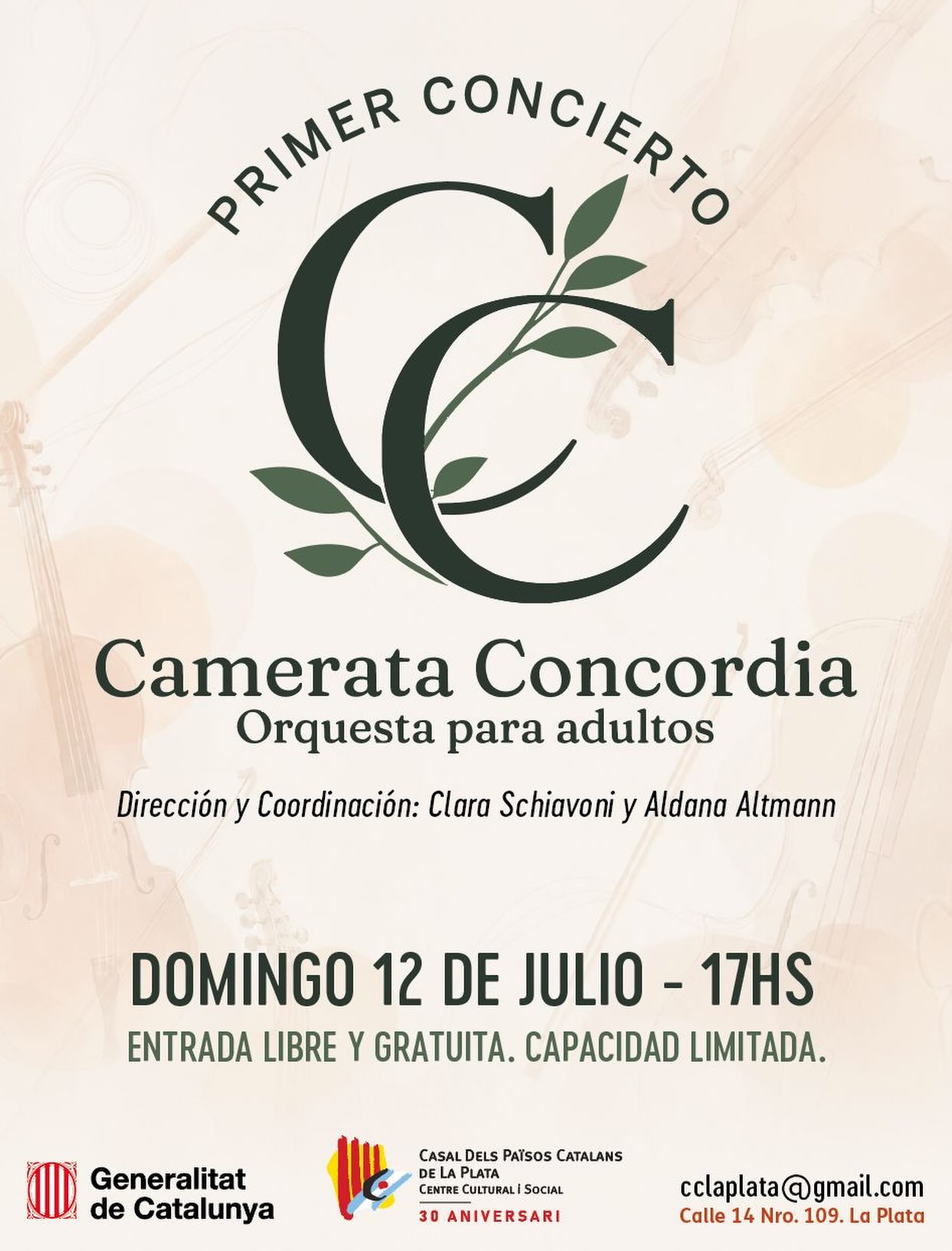 Camerata Concordia - Primer concierto de Orquesta Jovenes y adulto
