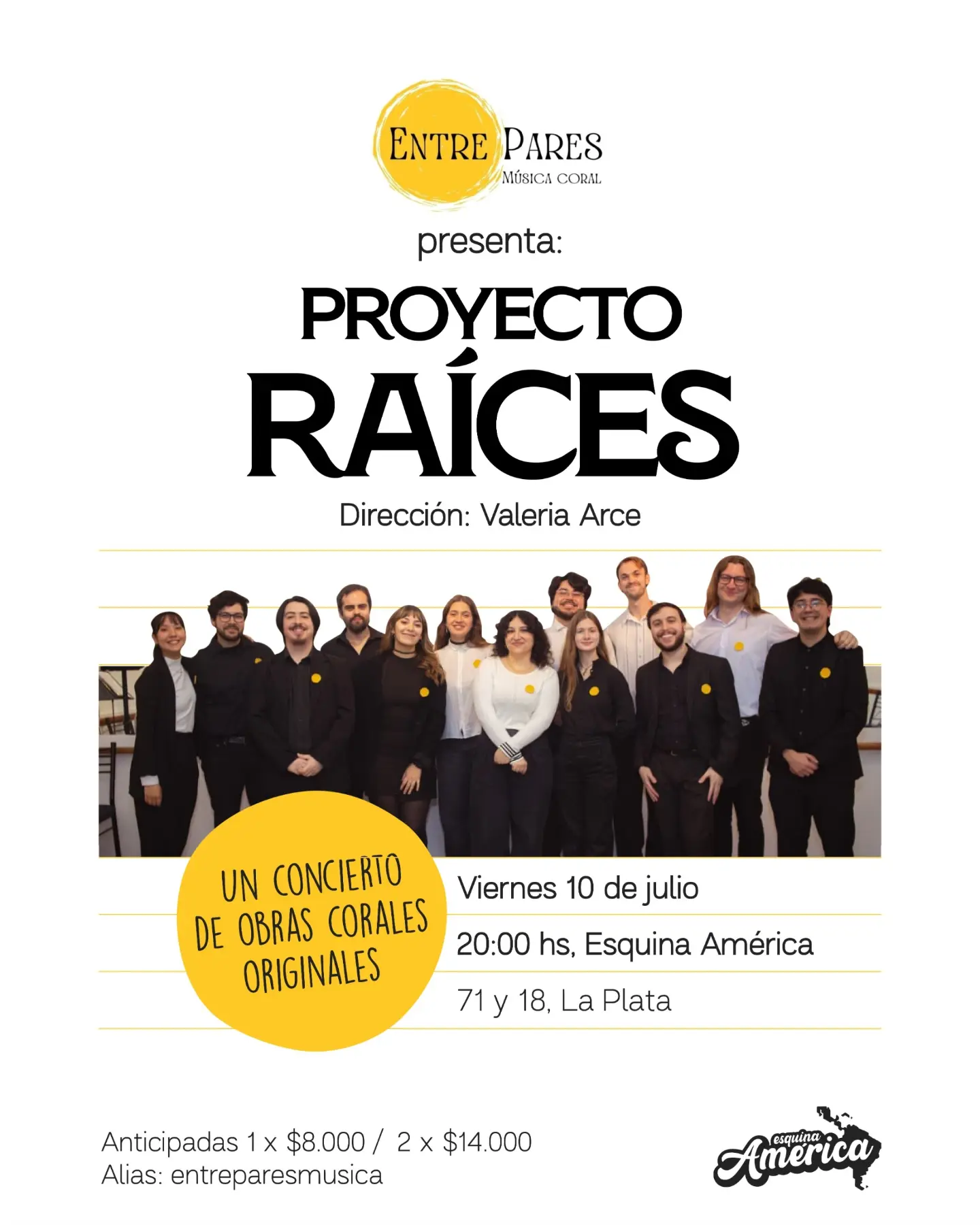 Proyecto raíces: un concierto de obras corales originales