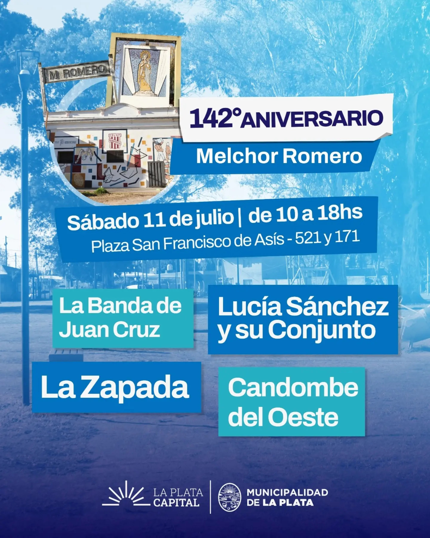 140° aniversario de Melchor Romero