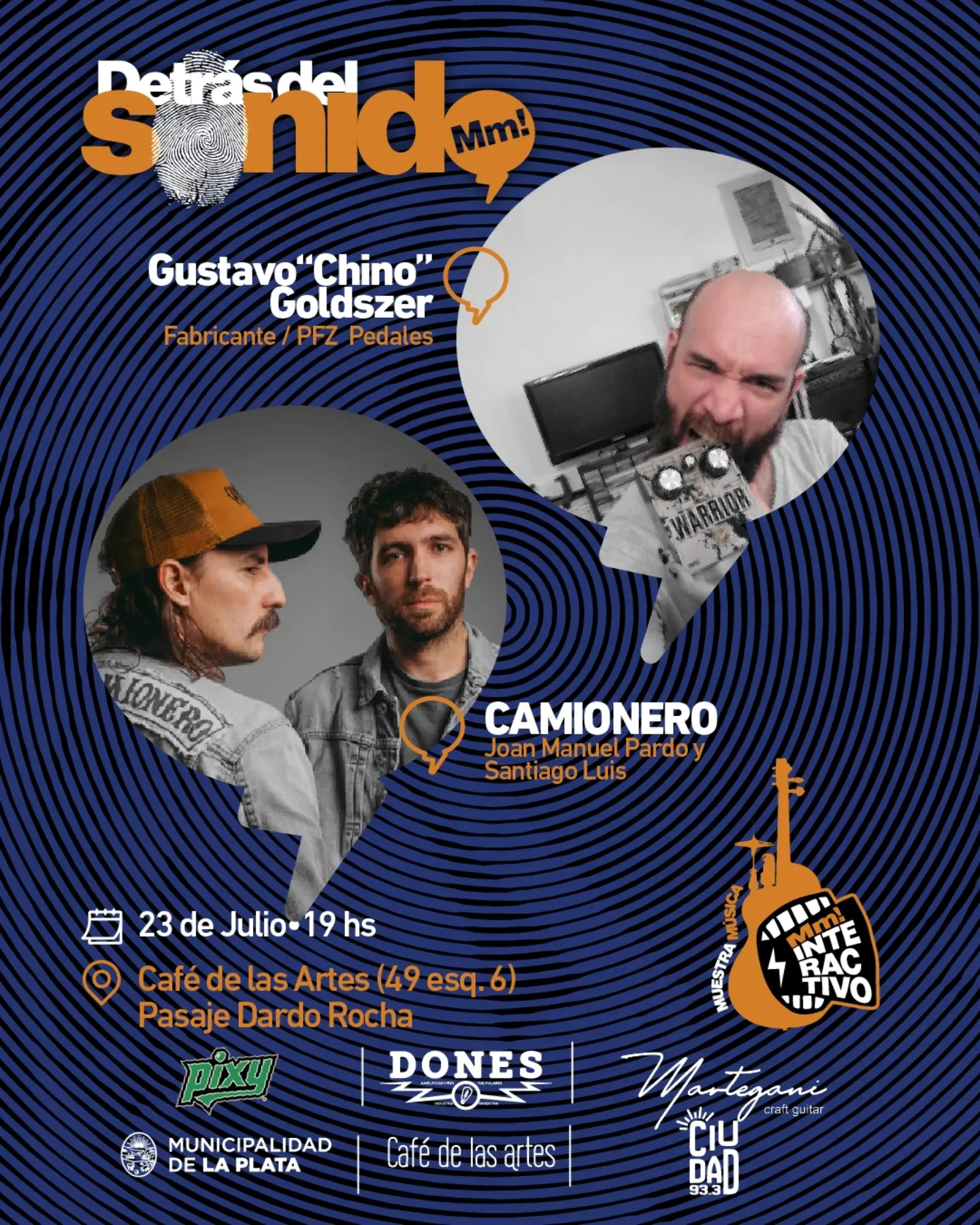 Joan Manuel Pardo y Santiago Luis (Camionero) + Gustavo "Chino" Goldszer