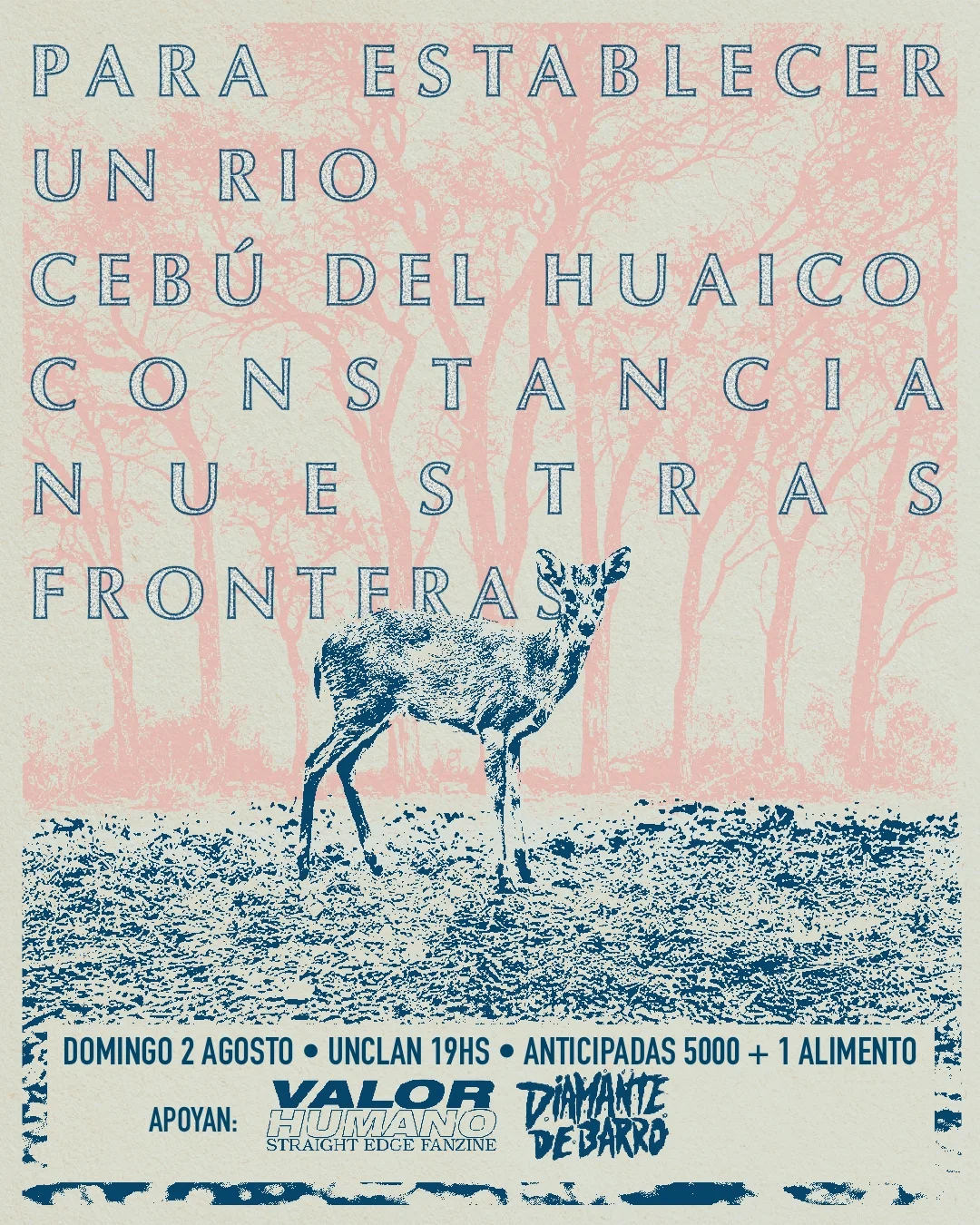 Cebu del huaico + Constancia + Para establecer un rio + Nuestras fronteras