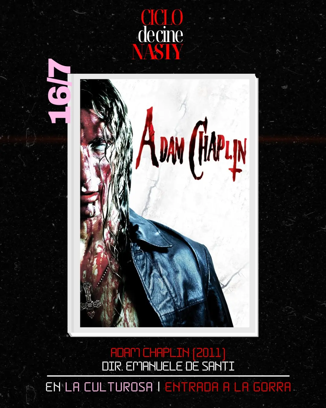 Adam Chaplin (2011) Dir. Emanuele De Santi