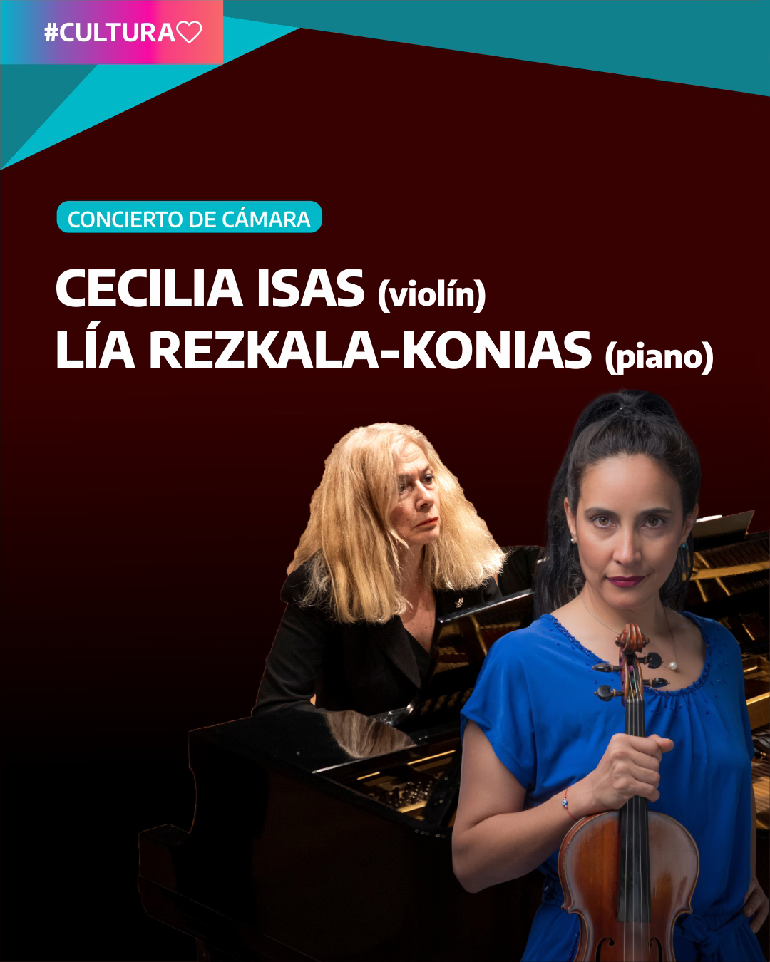 Cecilia Isas (Violín) - Lía Rezkala-Konias (Piano)