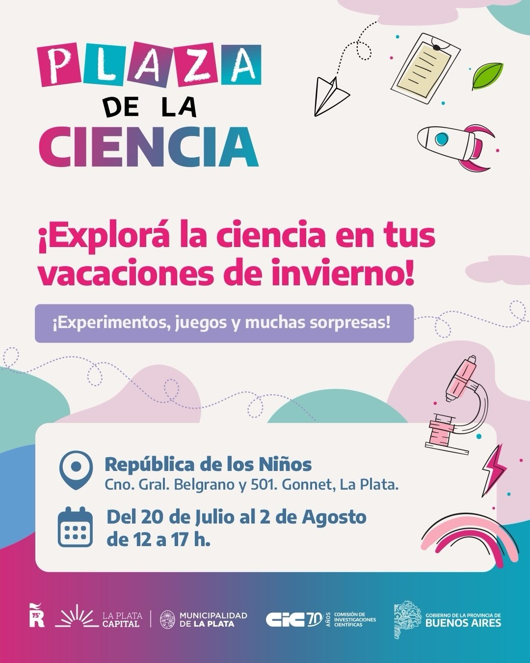 Plaza de la ciencia - Más de 150 investigadoras/es y 35 equipos científicos