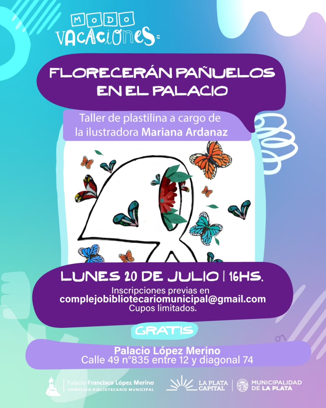 Florecerán pañuelos en el palacio