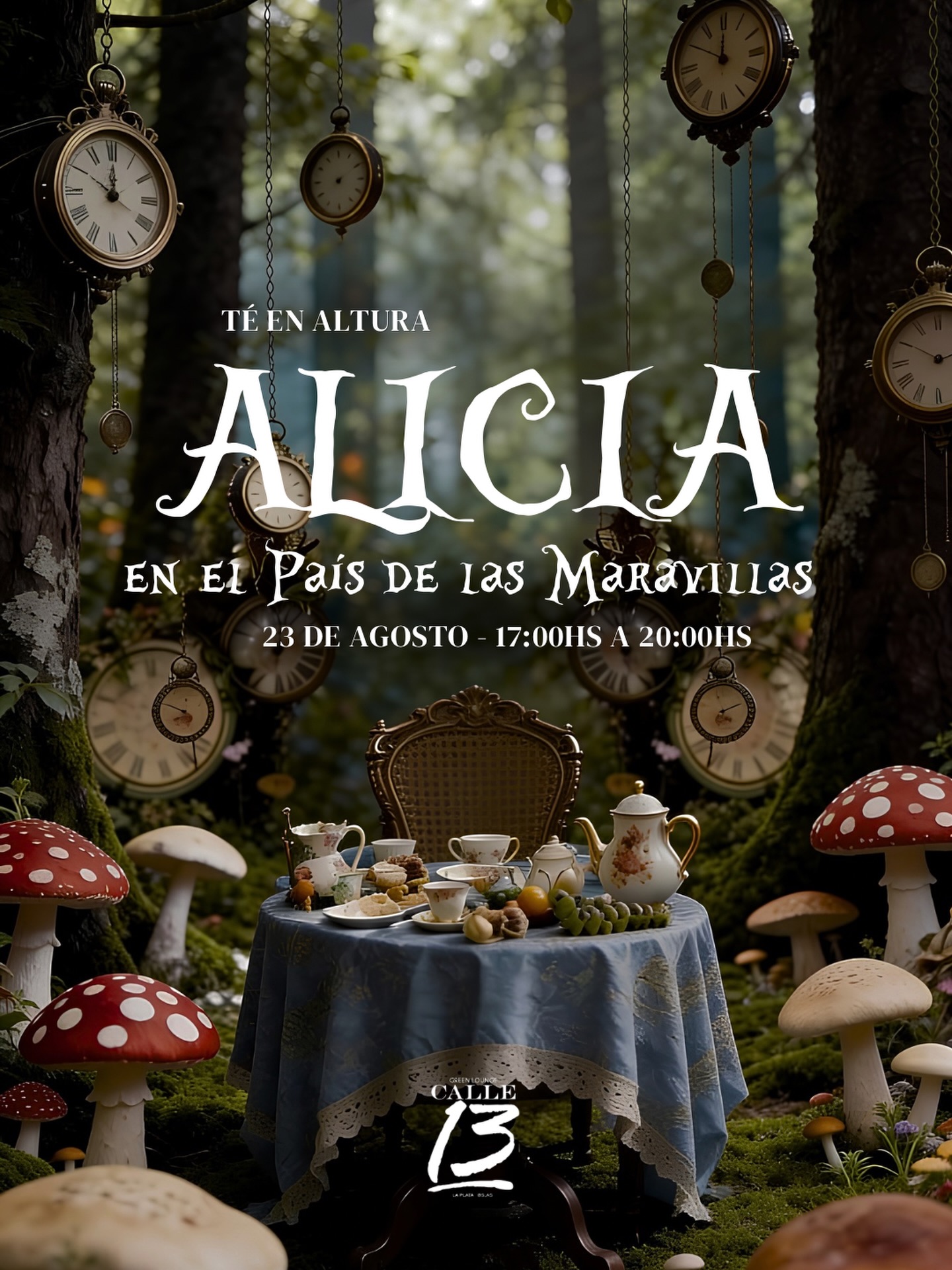 Alicia en el país de las maravillas -  Té, magia y muchos honguitos.
