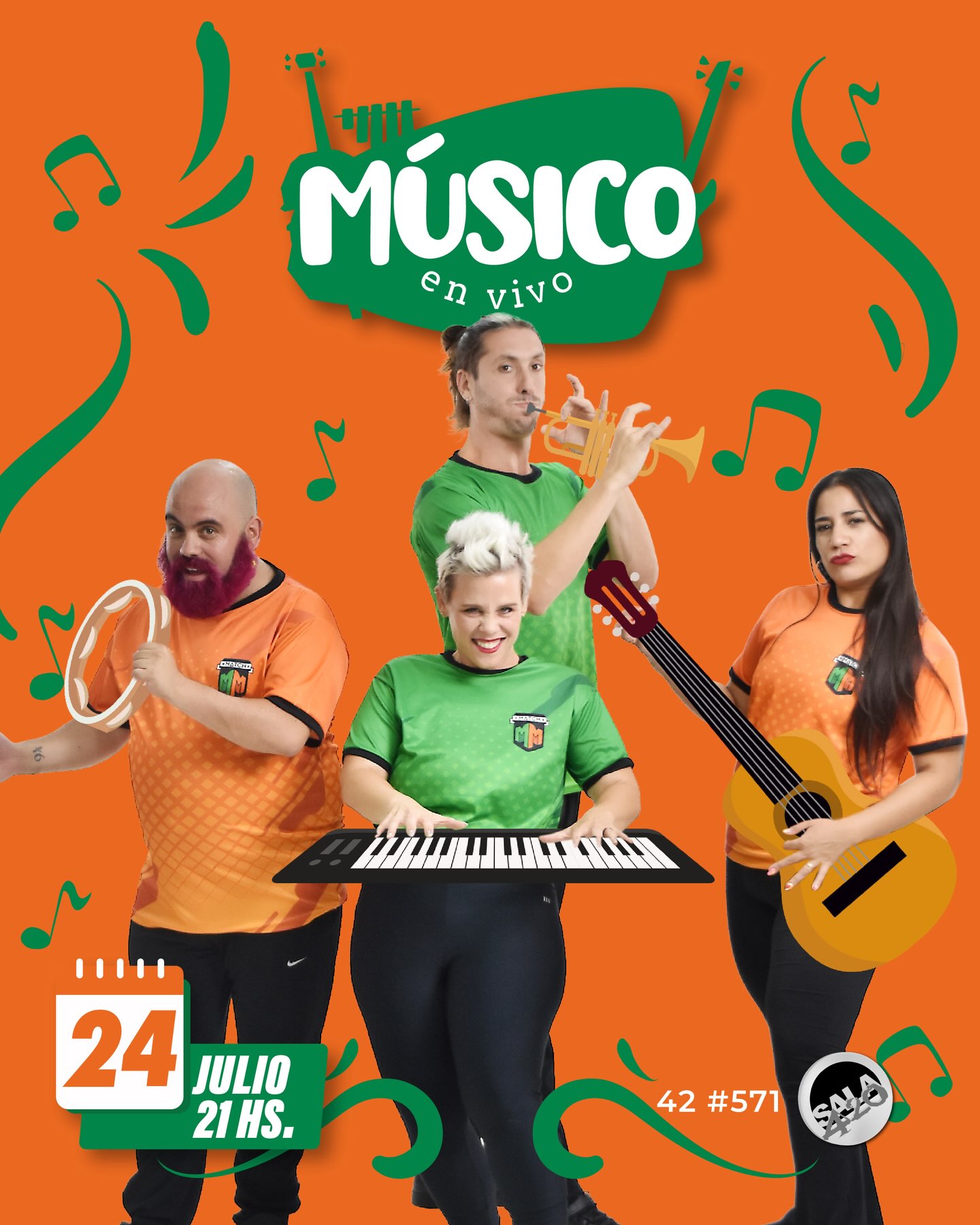 Músico en vivo - Match musicalizando improvisaciones