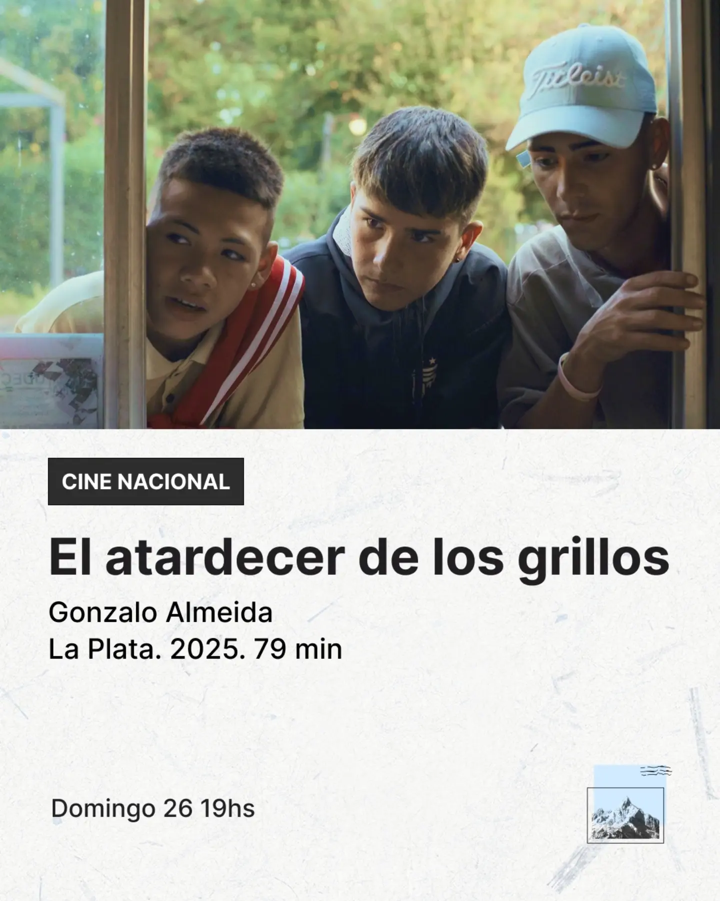 El atardecer de los grillos - Dir Gonzalo Almeida