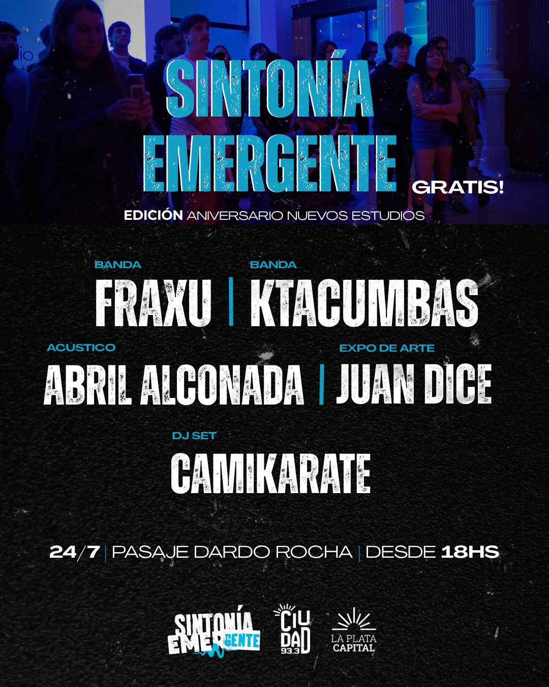 Sintonía emergente - Triple show musical en vivo