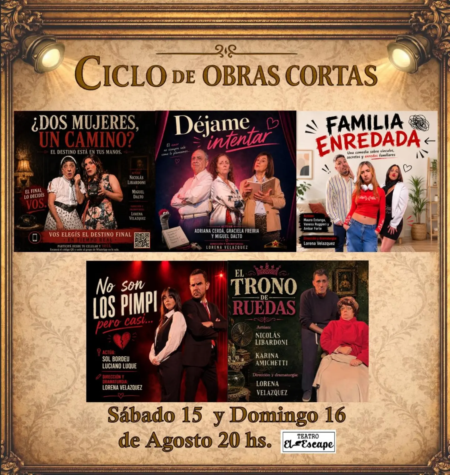 Ciclo de obras cortas