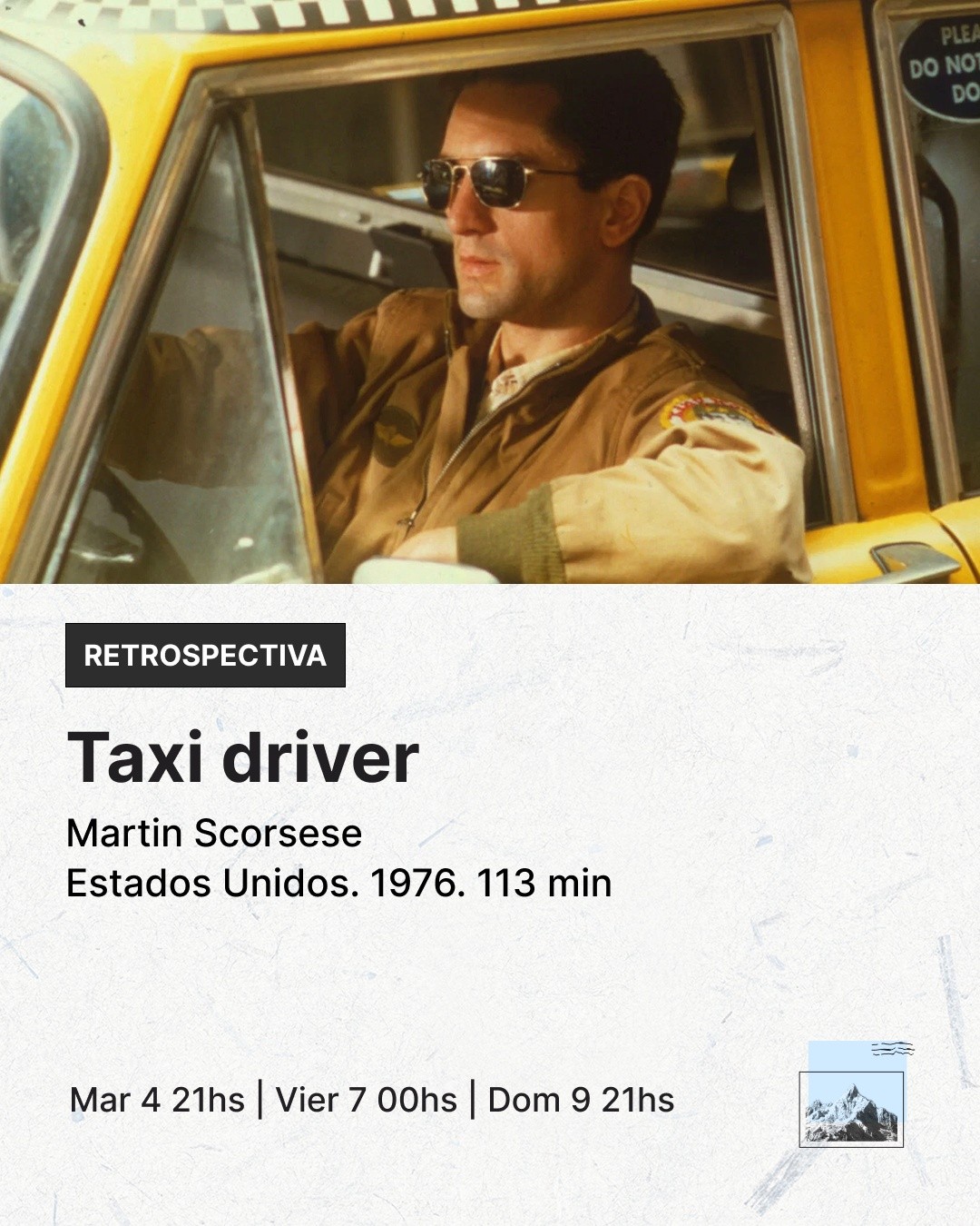 Taxi driver - Dir Martin Scorsese