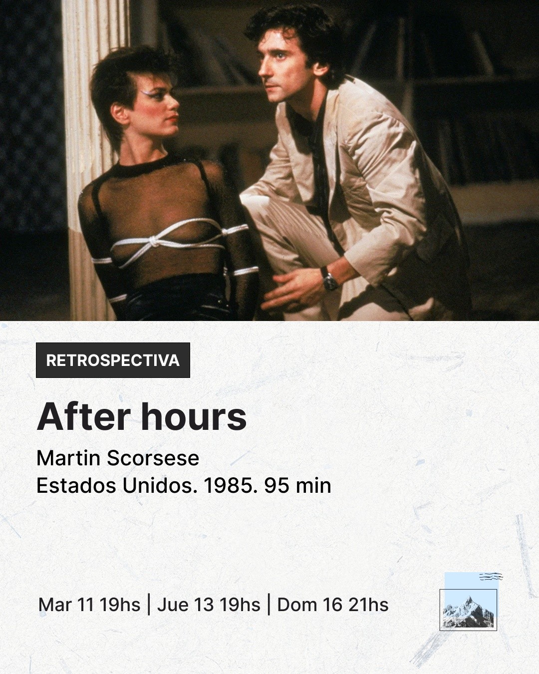 After Hours - Dir Martin Scorsese
