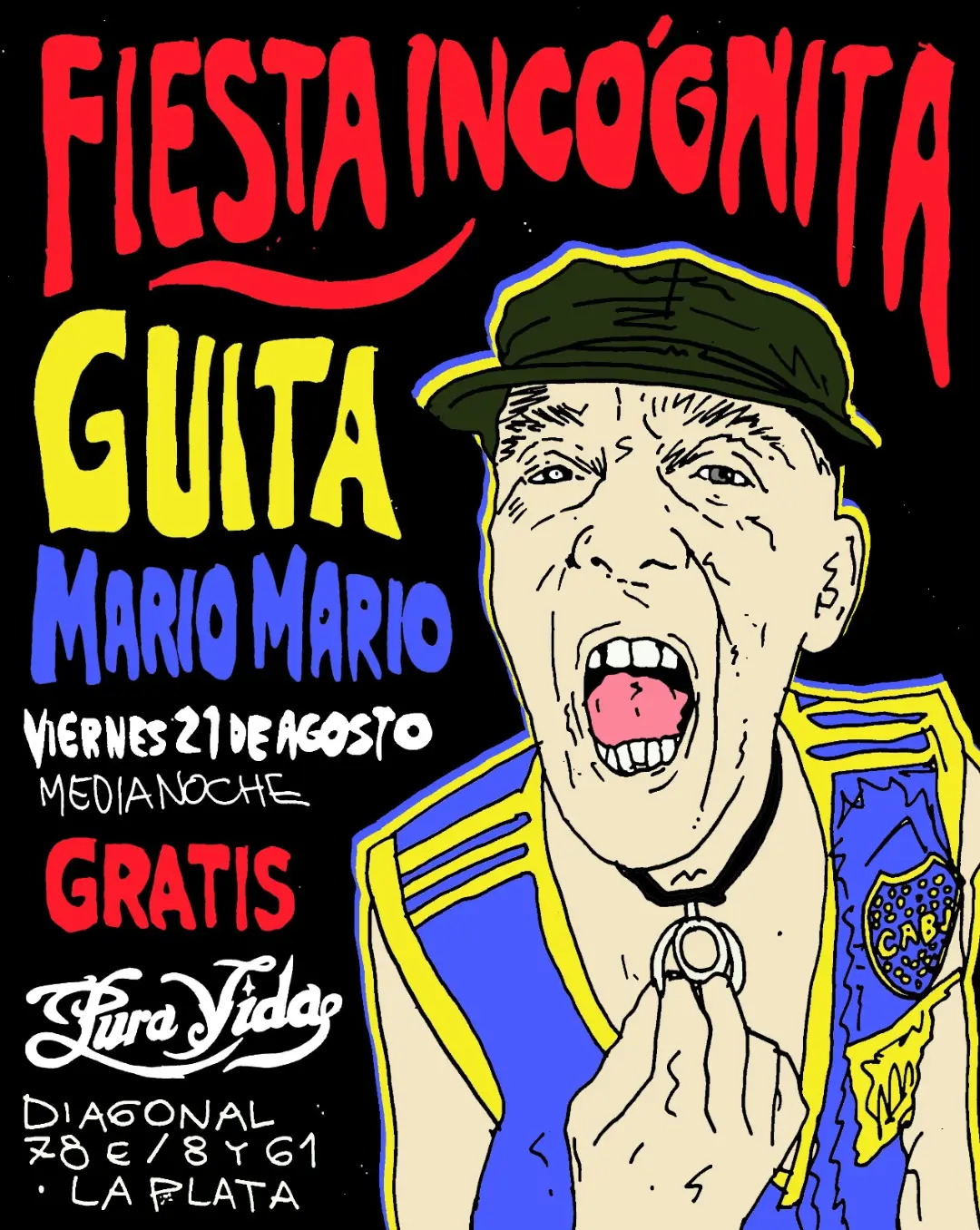 Fiesta incógnita - Guita - Mario Mario