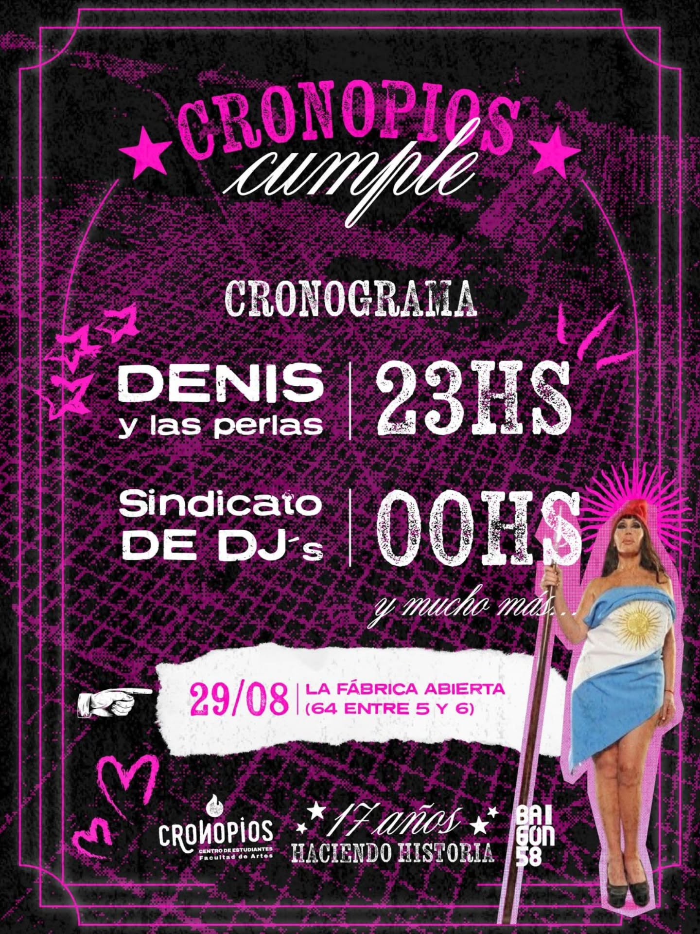 Cronopios cumple - Denis y las perlas - Sindicato de DJ