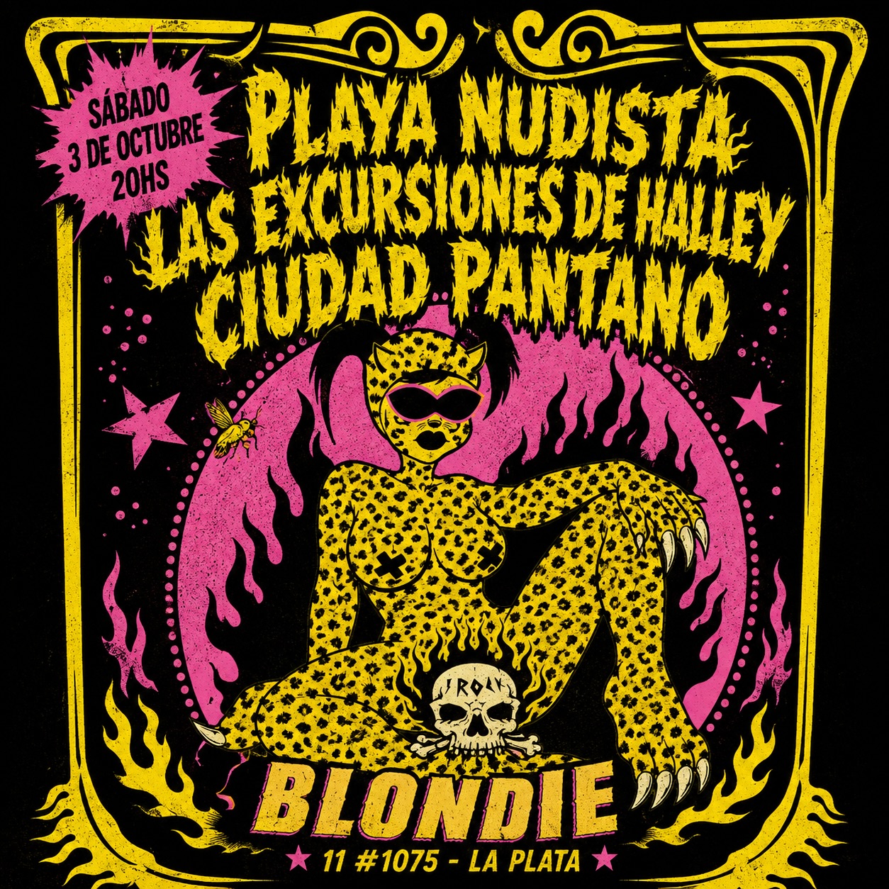 Playa nudista - Las excursiones de halley - Ciudad pantano