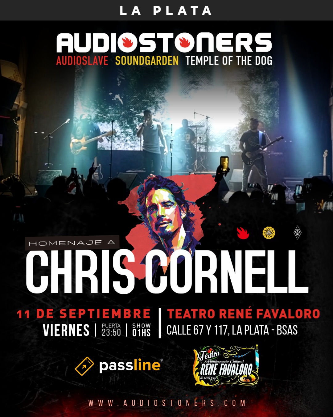 Audiostoners - Tributo a Audioslave y Soundgarden - Homenaje a Chris Cornell