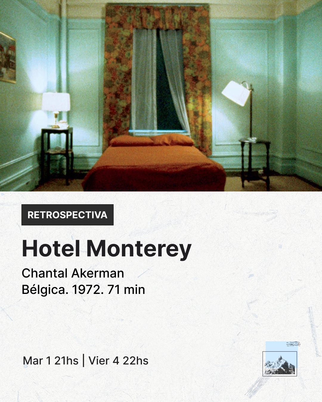 Hotel Monterey (Dir. Chantal Akerman - 1972)