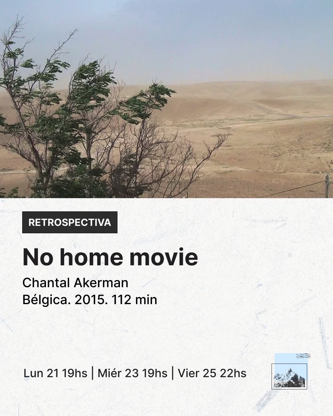 No Home Movie (Dir. Chantal Akerman - 2015)