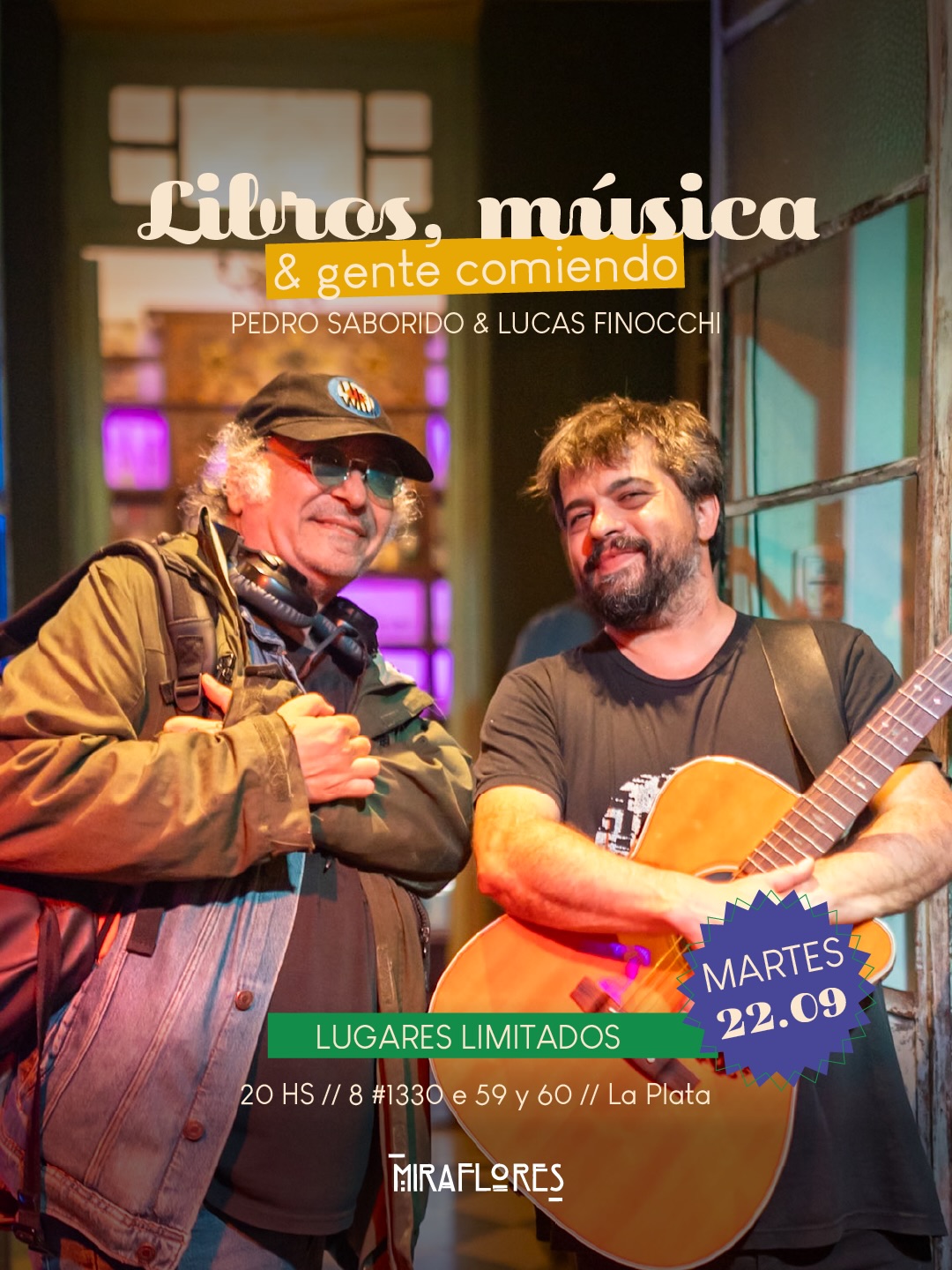 Pedro Saborido y Lucas Finocchi 