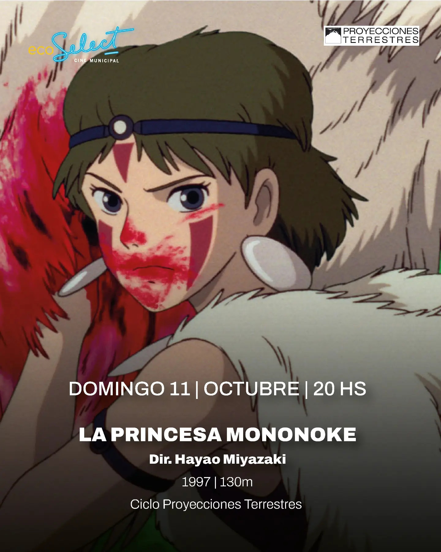 La princesa Mononoke (Dir. Hayao Miyazaki)