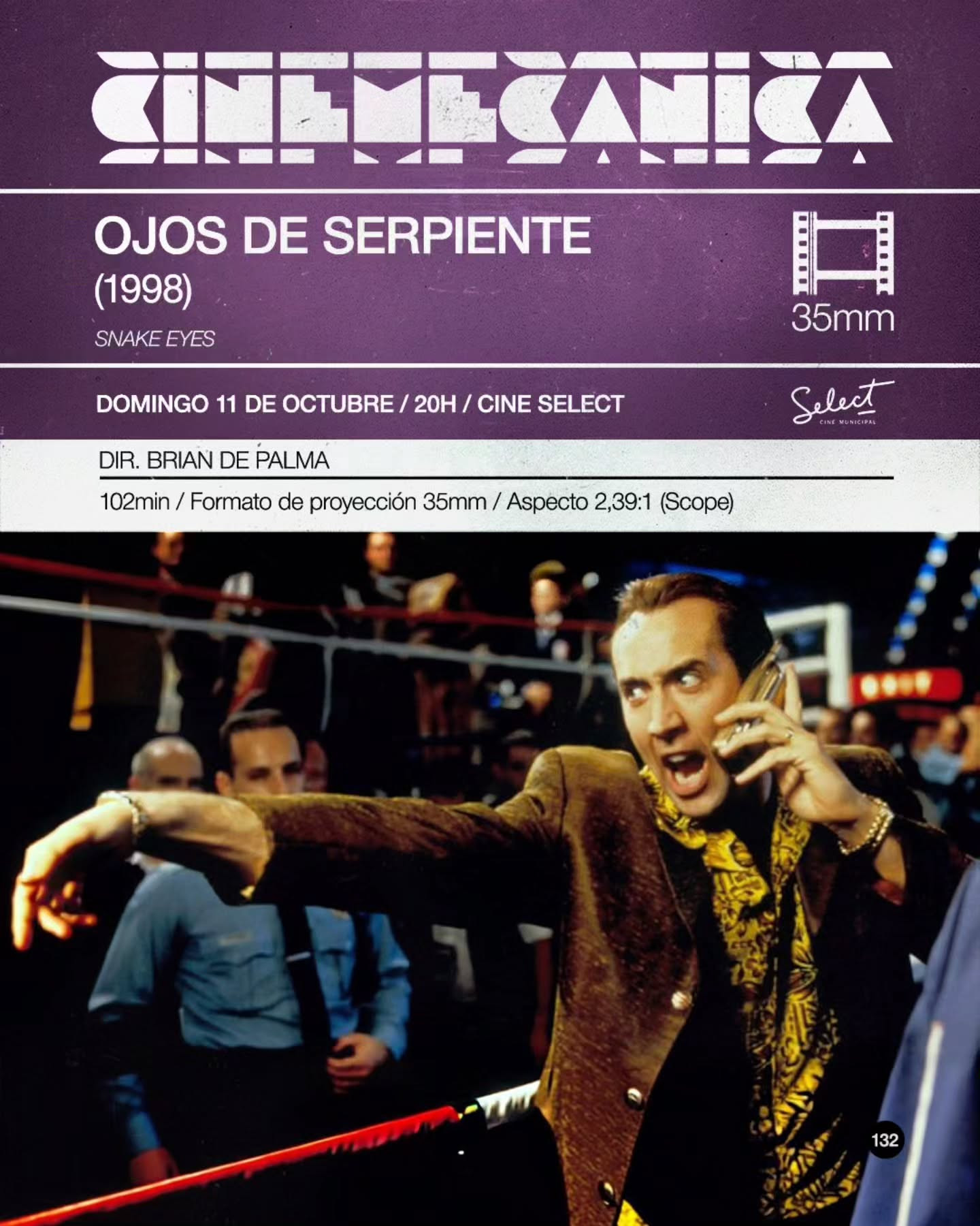 Ojos de serpiente (Dir. Brian De Palma)