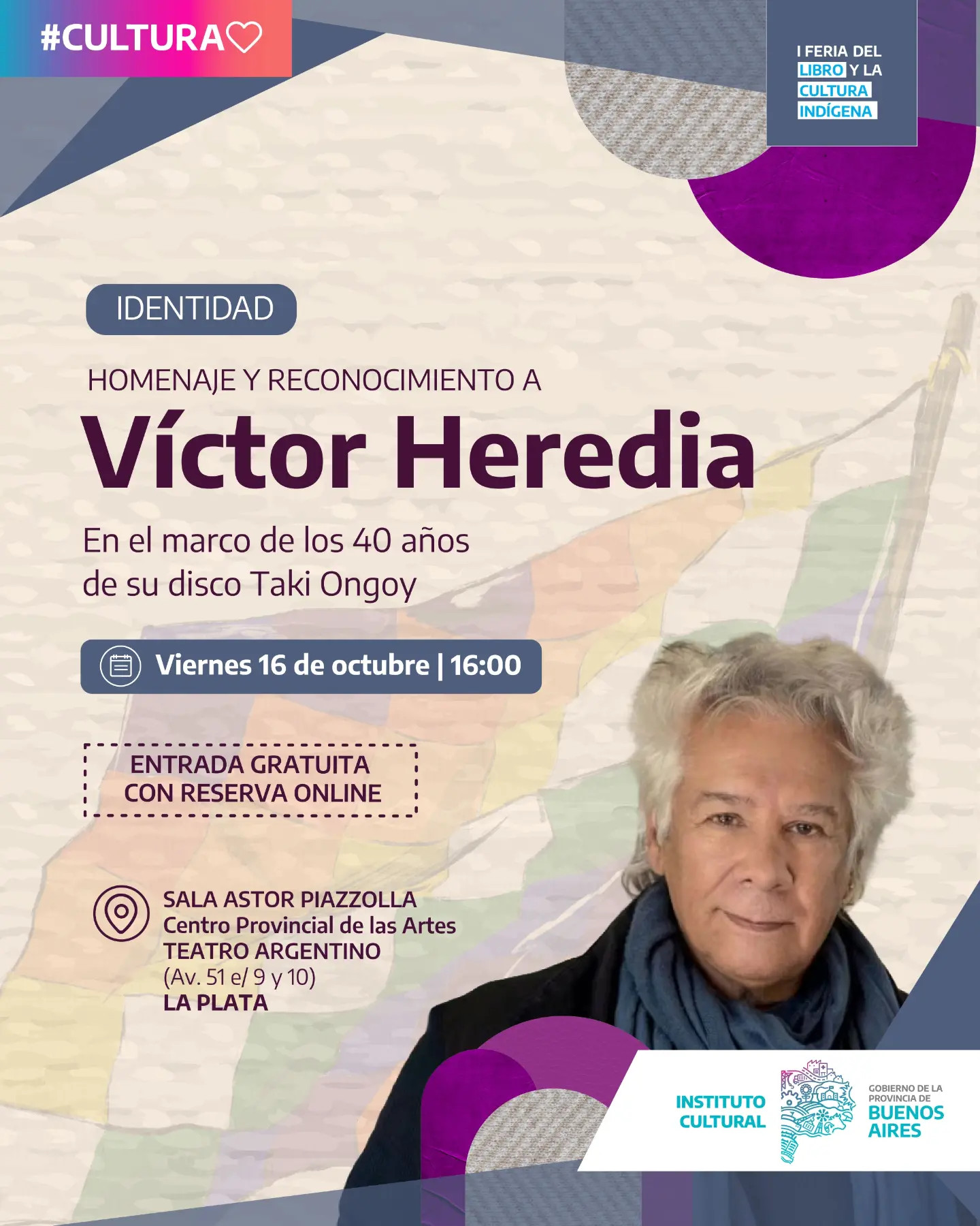 Homenaje y reconocimiento a Víctor Heredia