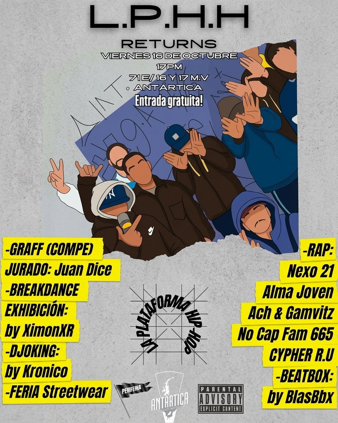 La plataforma hip-hop returns